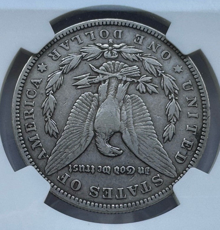 1895-S Morgan Silver Dollar $1 Coin – NGC Graded VF25 – Rare Key Date