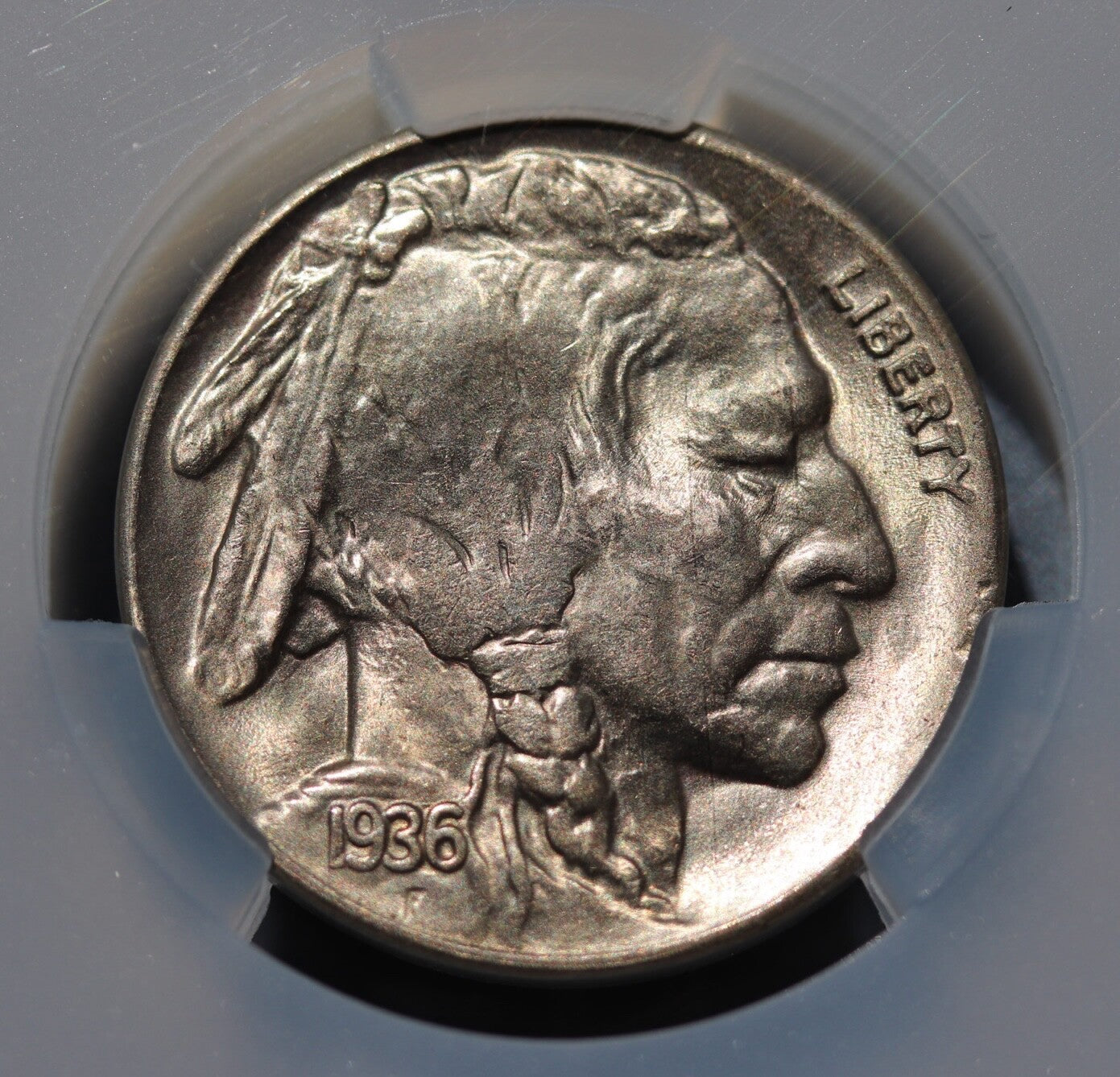 1936-D Buffalo Nickel 5C CAC MS64 Choice Gem Denver Mint