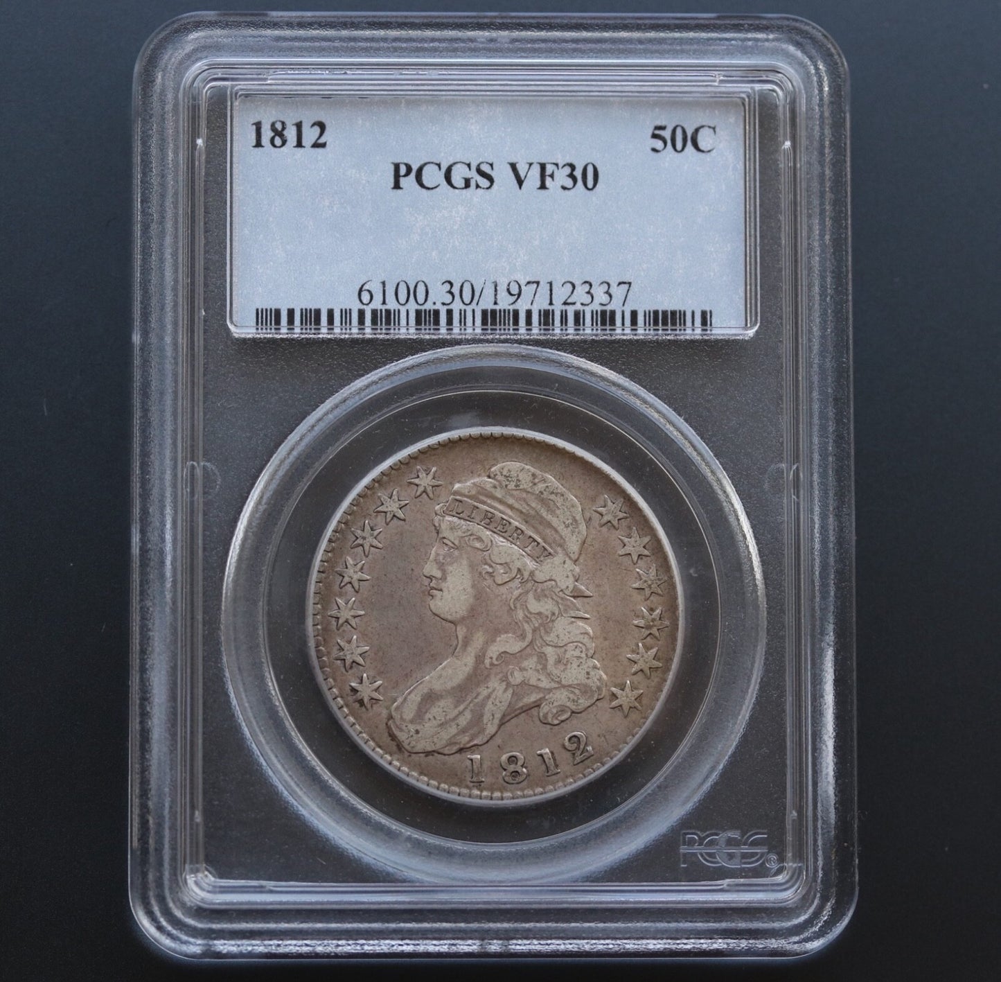 1812 Capped Bust Half Dollar Large 8 VF30 PCGS O-103 R1 Early 50C