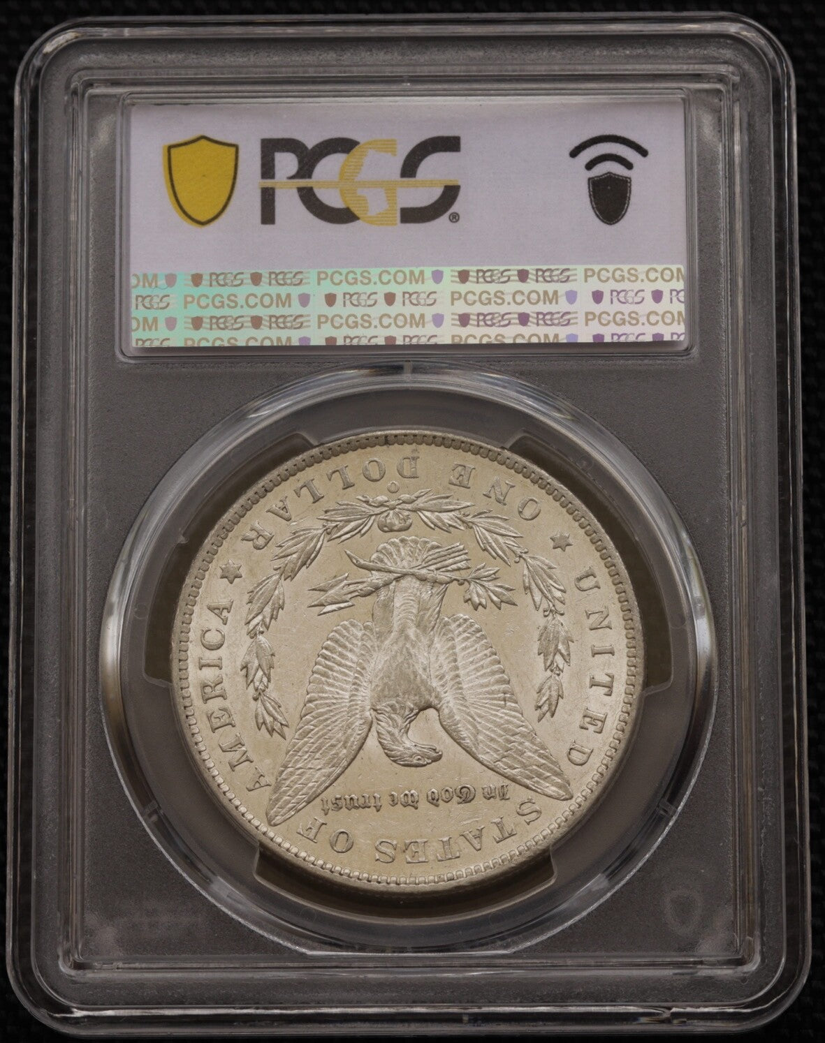 1886-O Morgan Silver Dollar PCGS AU55 Gold Shield Semi-Key Date Rare Collectible