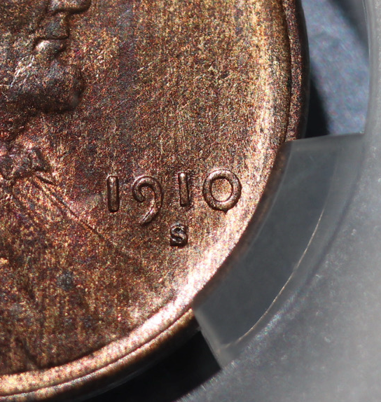 1910-S Lincoln Wheat Cent 1C CAC MS62 RB Better Date Low Mintage