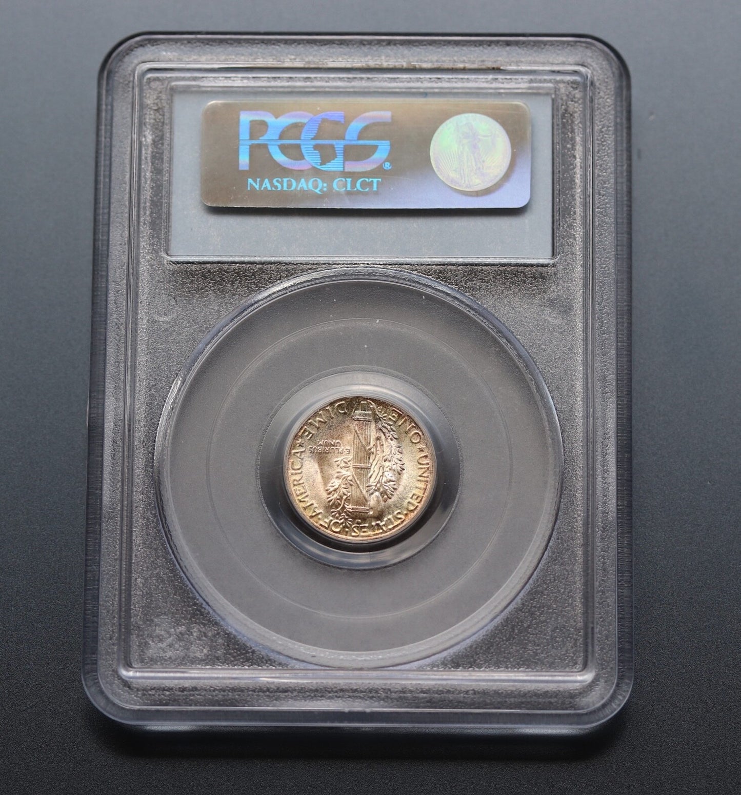 1945-D Mercury Dime 10C PCGS MS67 FB CAC Gem WWII Denver