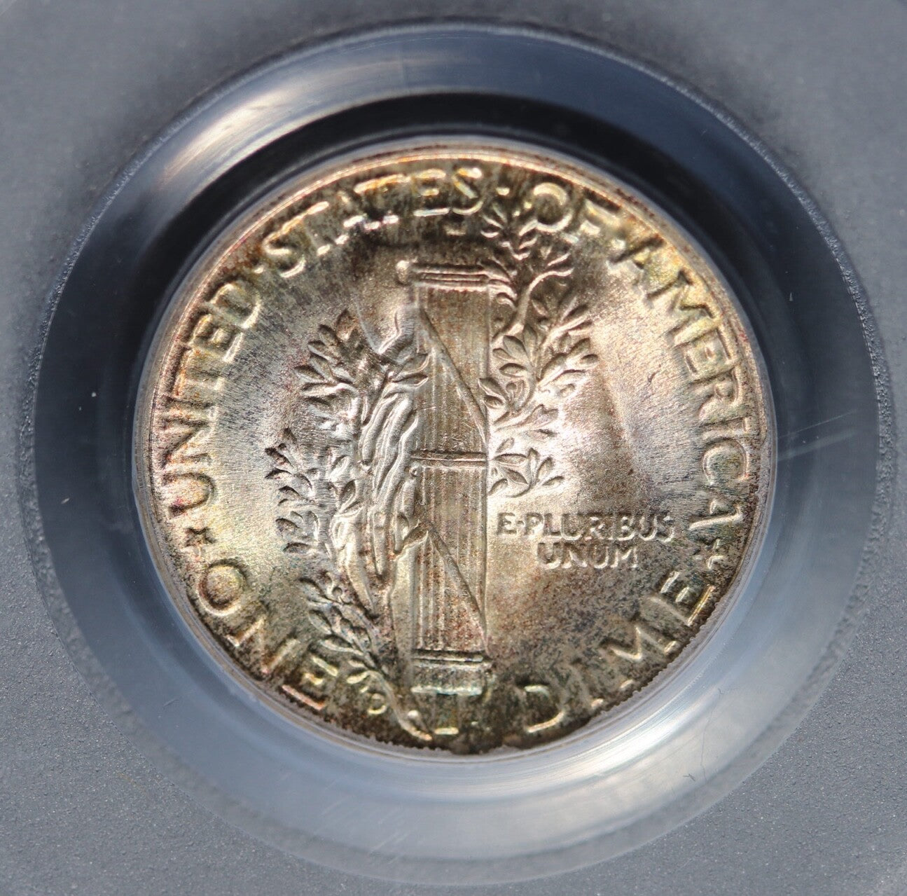 1945-D Mercury Dime 10C PCGS MS67 FB CAC Gem WWII Denver