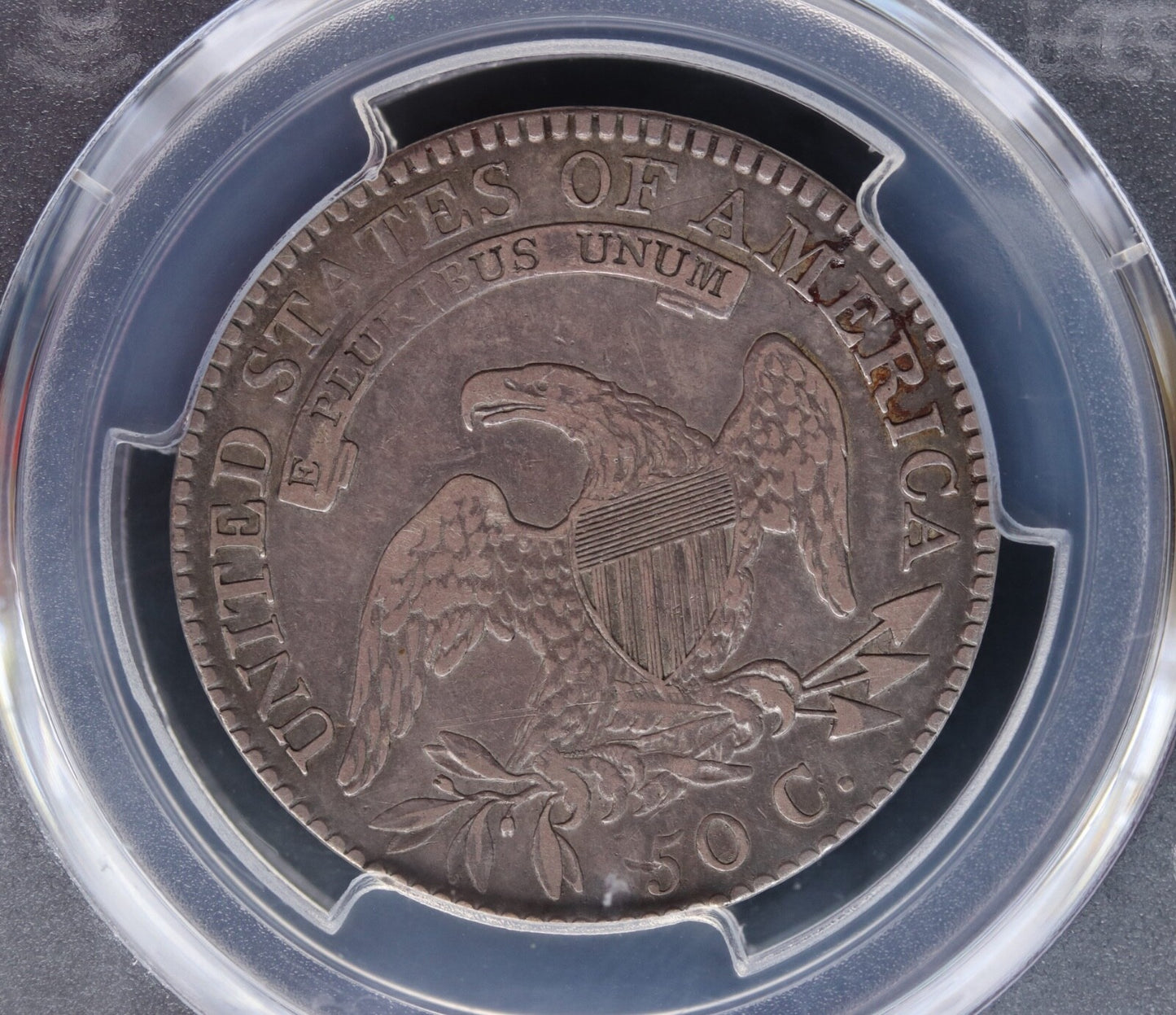 1817 Capped Bust Half Dollar O-107 High R4 PCGS XF Details Cleaned 50C