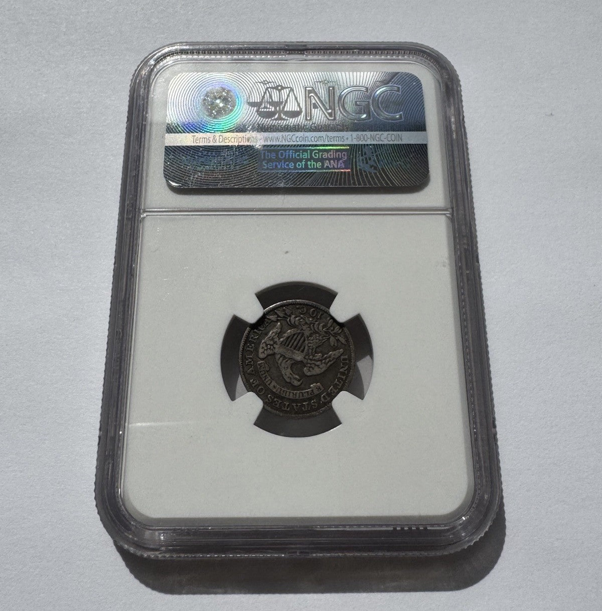 1834 Capped Bust Dime NGC VF30, Historic Early U.S. 90% Silver Coin
