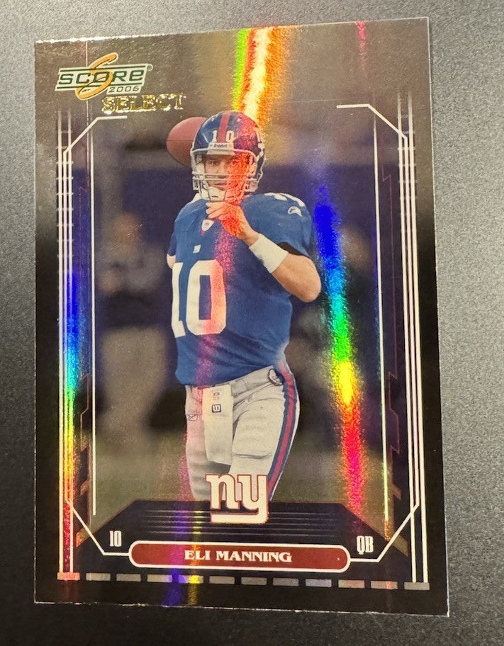 2006 Score Select Eli Manning #178 • 1 of 6 !! Ultra Short Print • Giants Legend