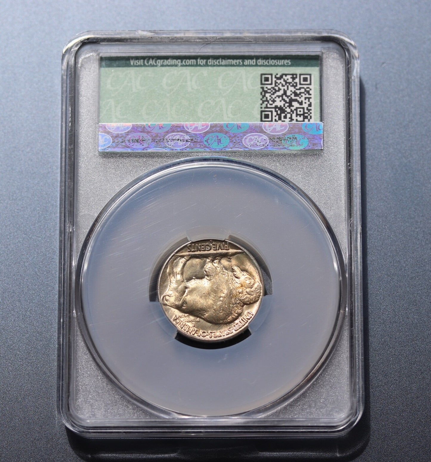 1936-S Buffalo Nickel 5C CAC MS64 Choice Gem San Francisco