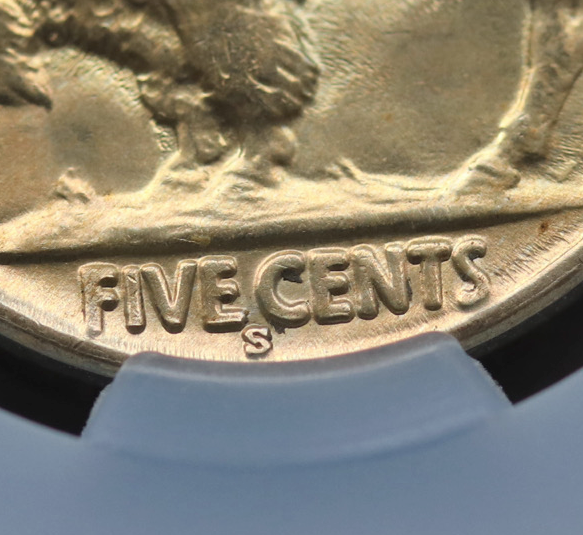 1936-S Buffalo Nickel 5C CAC MS64 Choice Gem San Francisco