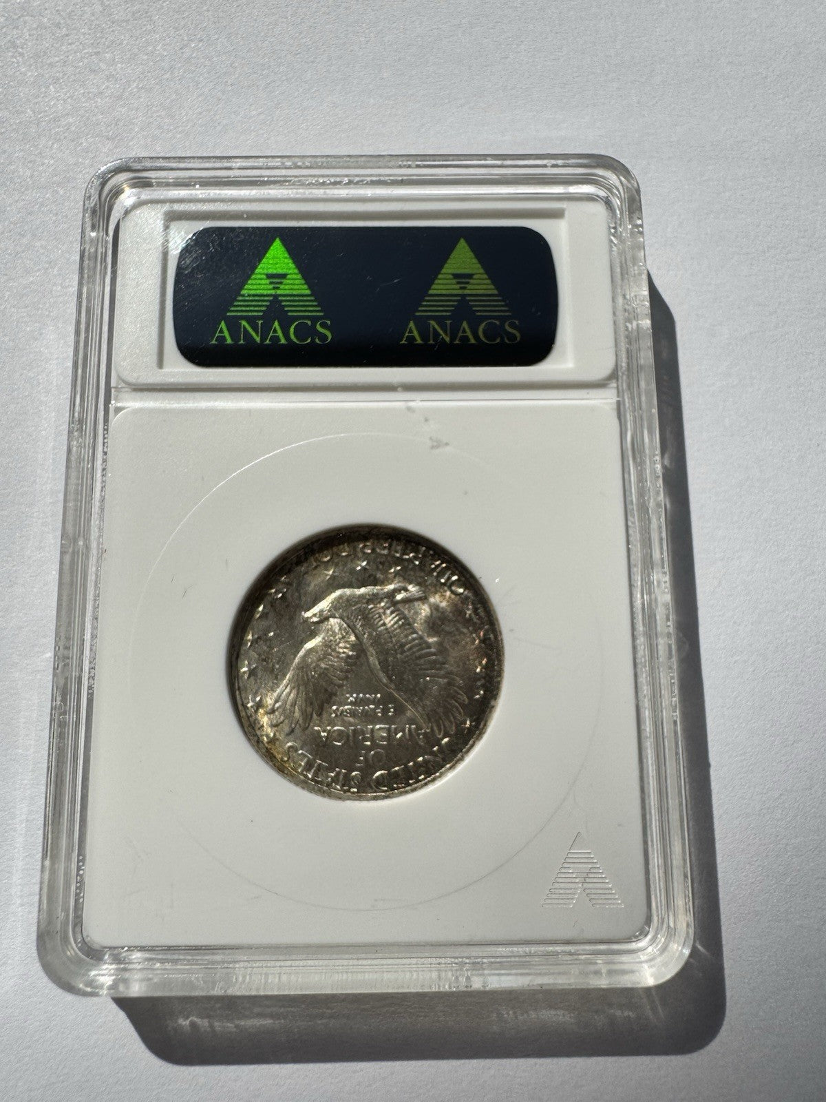 1929‑S Standing Liberty Silver Quarter MS63FH ANACS Soapbox Certified Full Head