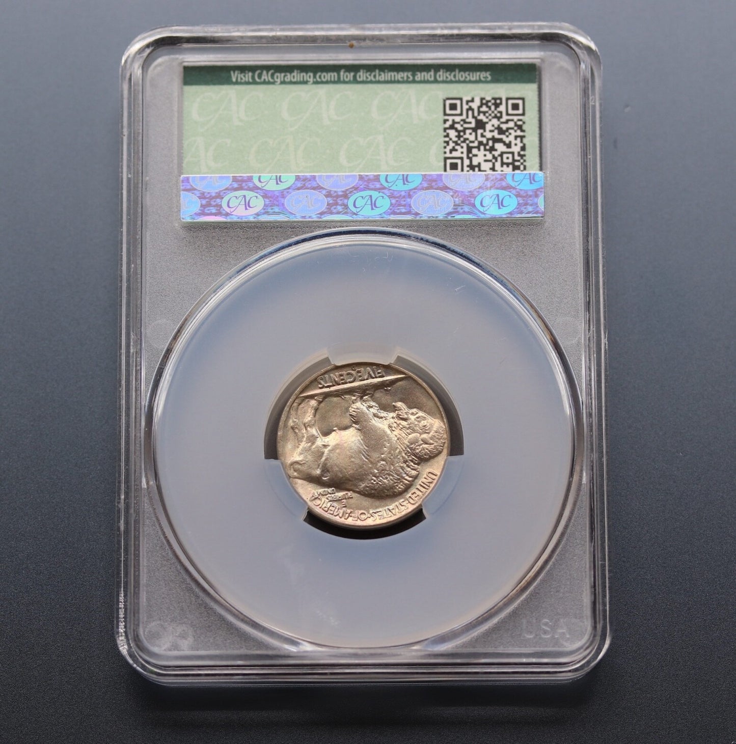 1936-D Buffalo Nickel 5C CAC MS64 Choice Gem Denver Mint
