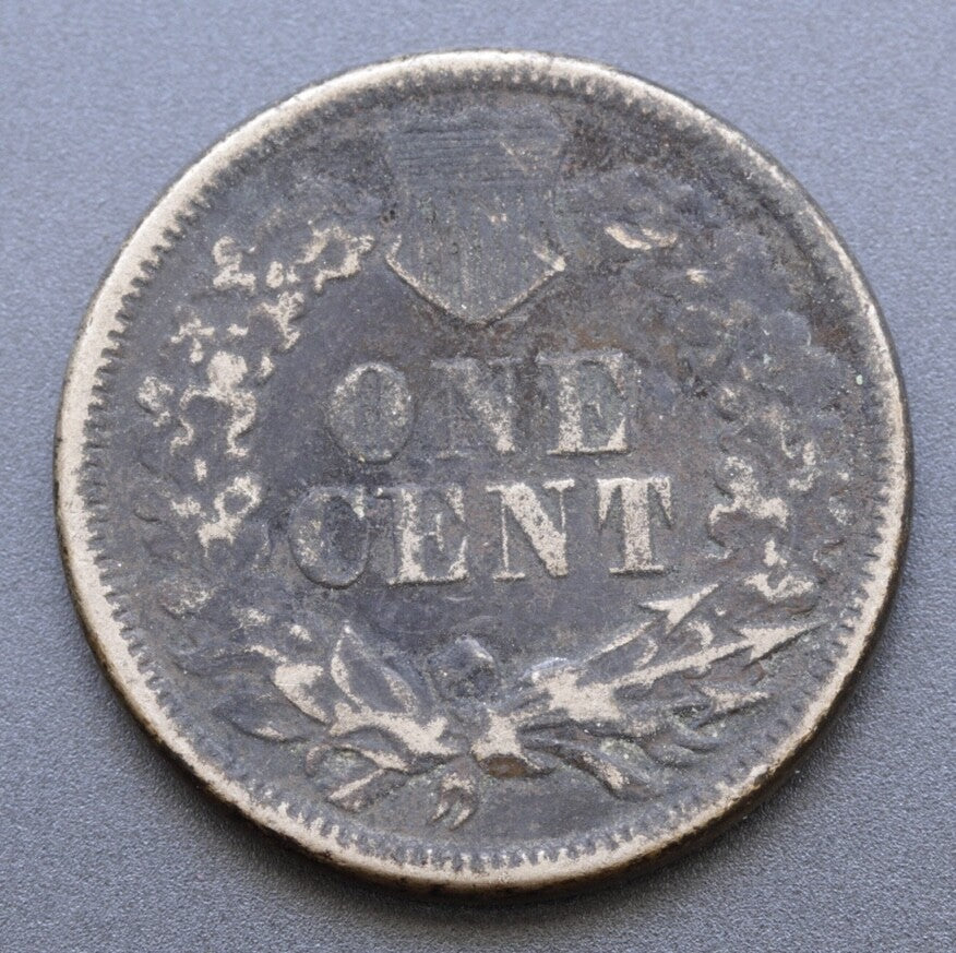 1861 Indian Head Cent Copper Nickel • Full LIBERTY - Civil War Era