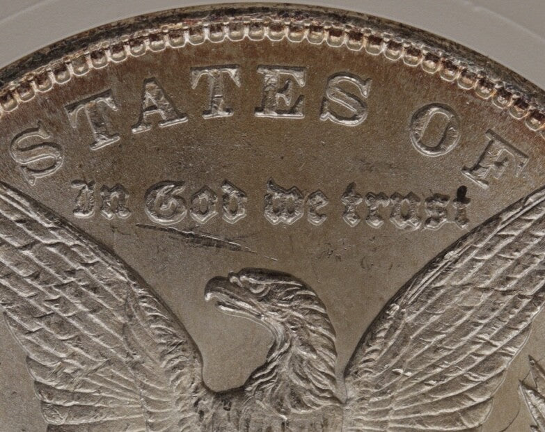 1880 8/7-O Morgan Silver Dollar ANACS MS62 Top 100 VAM-6A Overdate Variety Gem
