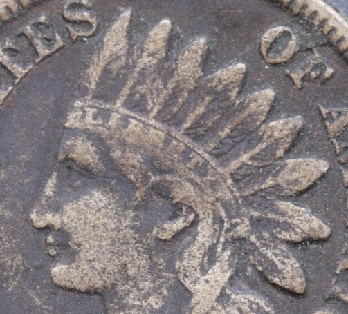 1861 Indian Head Cent Copper Nickel • Full LIBERTY - Civil War Era