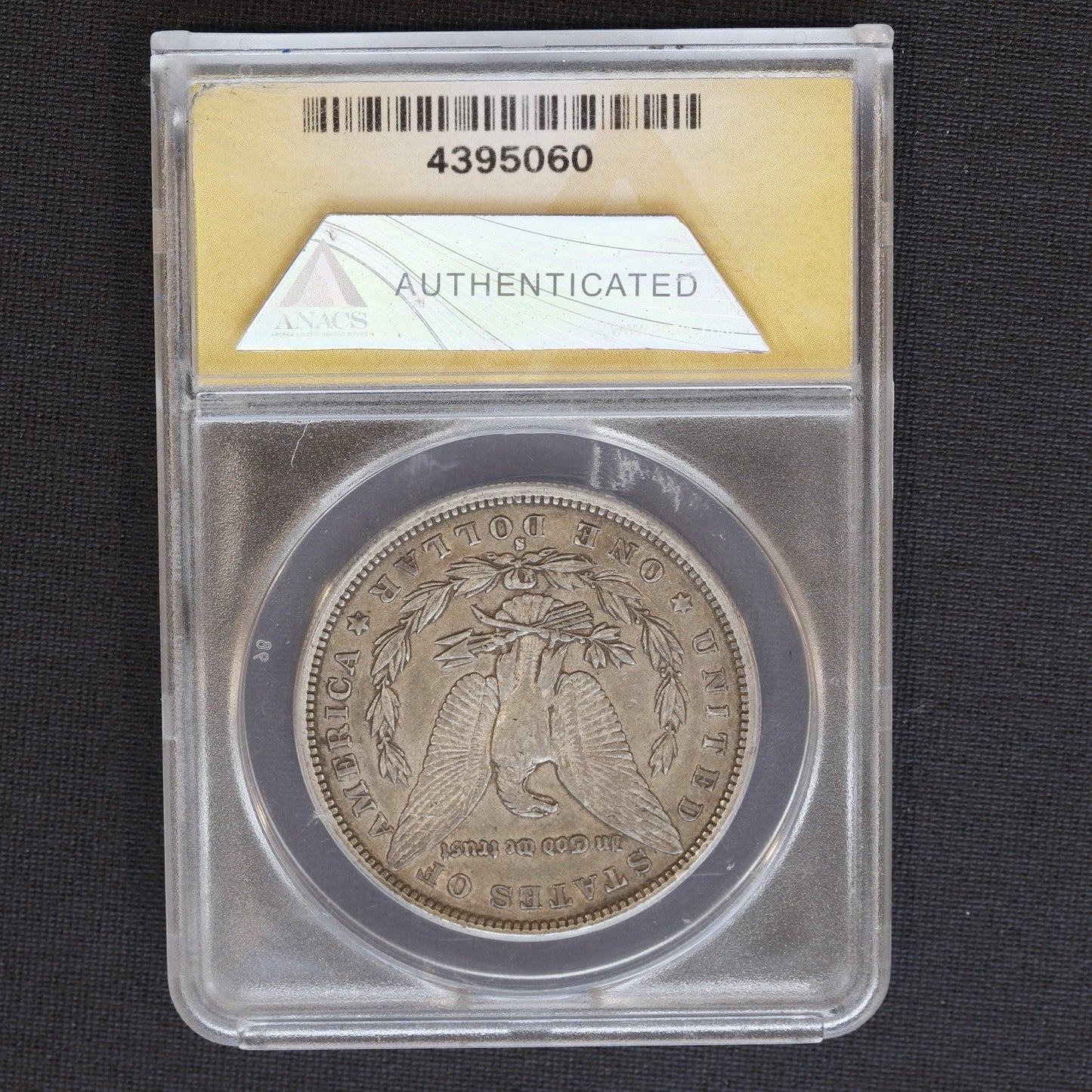 1883-S Morgan Silver Dollar $1 ANACS VF35 • Semi key Date • San Francisco Mint