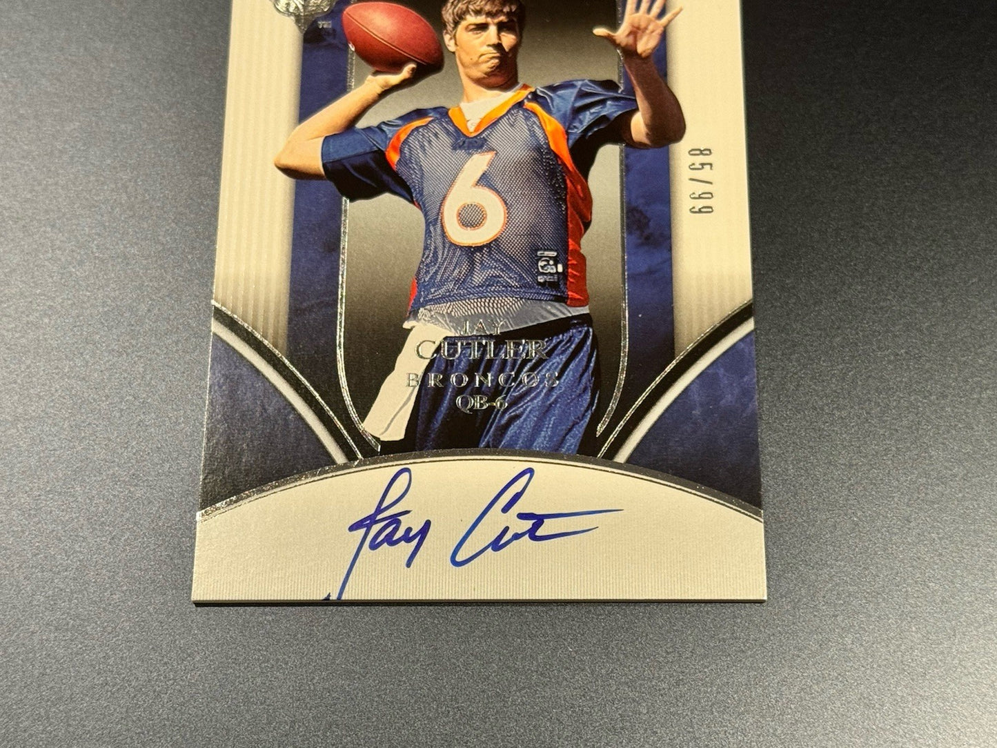 2006 Ultimate Collection Jay Cutler Rookie Auto RC #85/99 • Denver Broncos QB