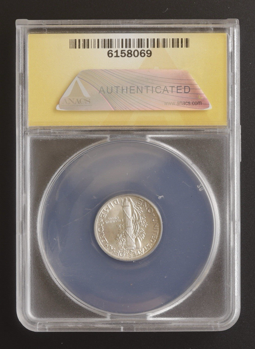 🪙 1940 Mercury Dime ANACS MS67 FSB • Full Split Bands • Blast White Gem