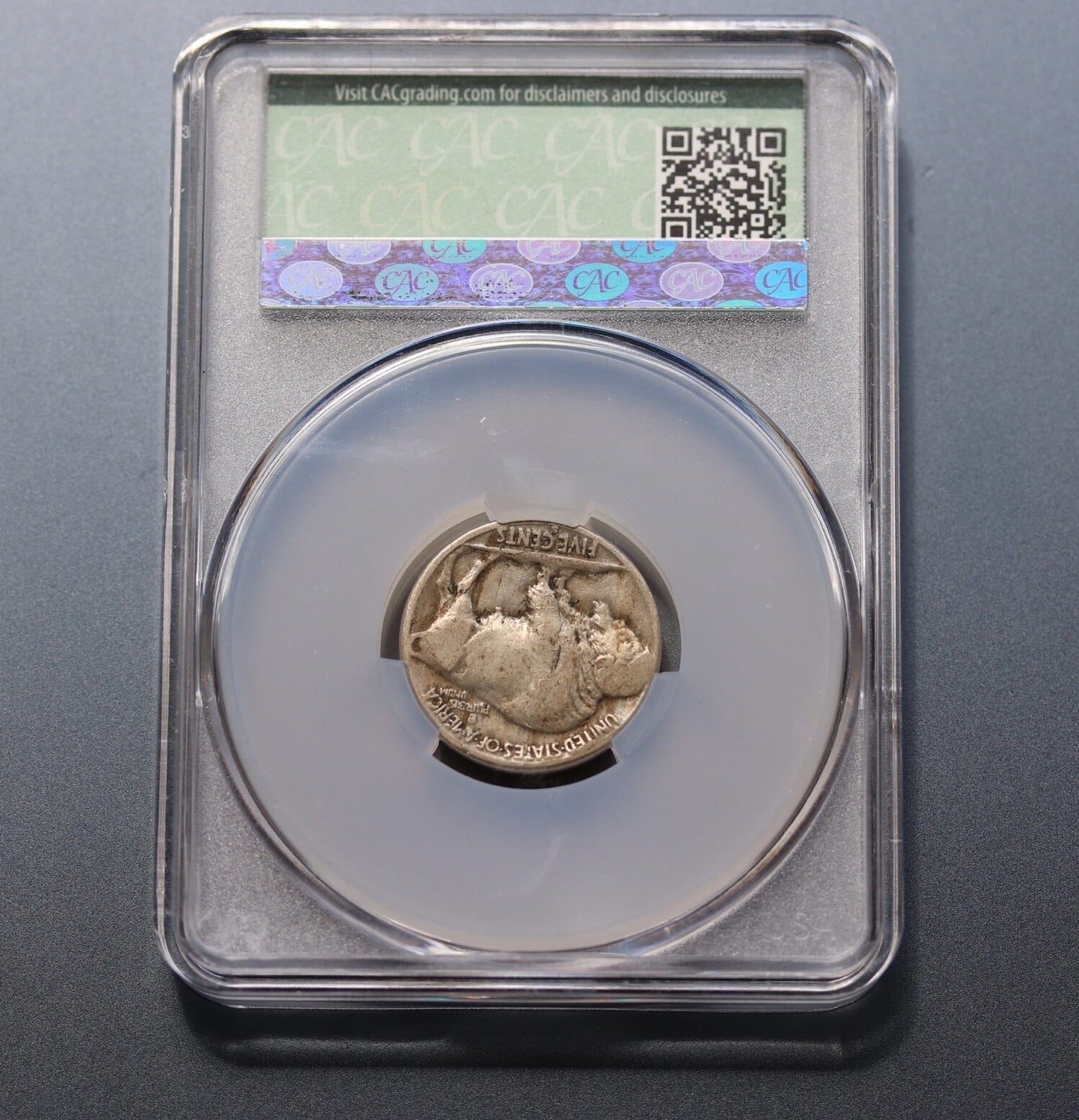 1921-S Buffalo Nickel 5C CAC VG10 Key Date Low Mintage