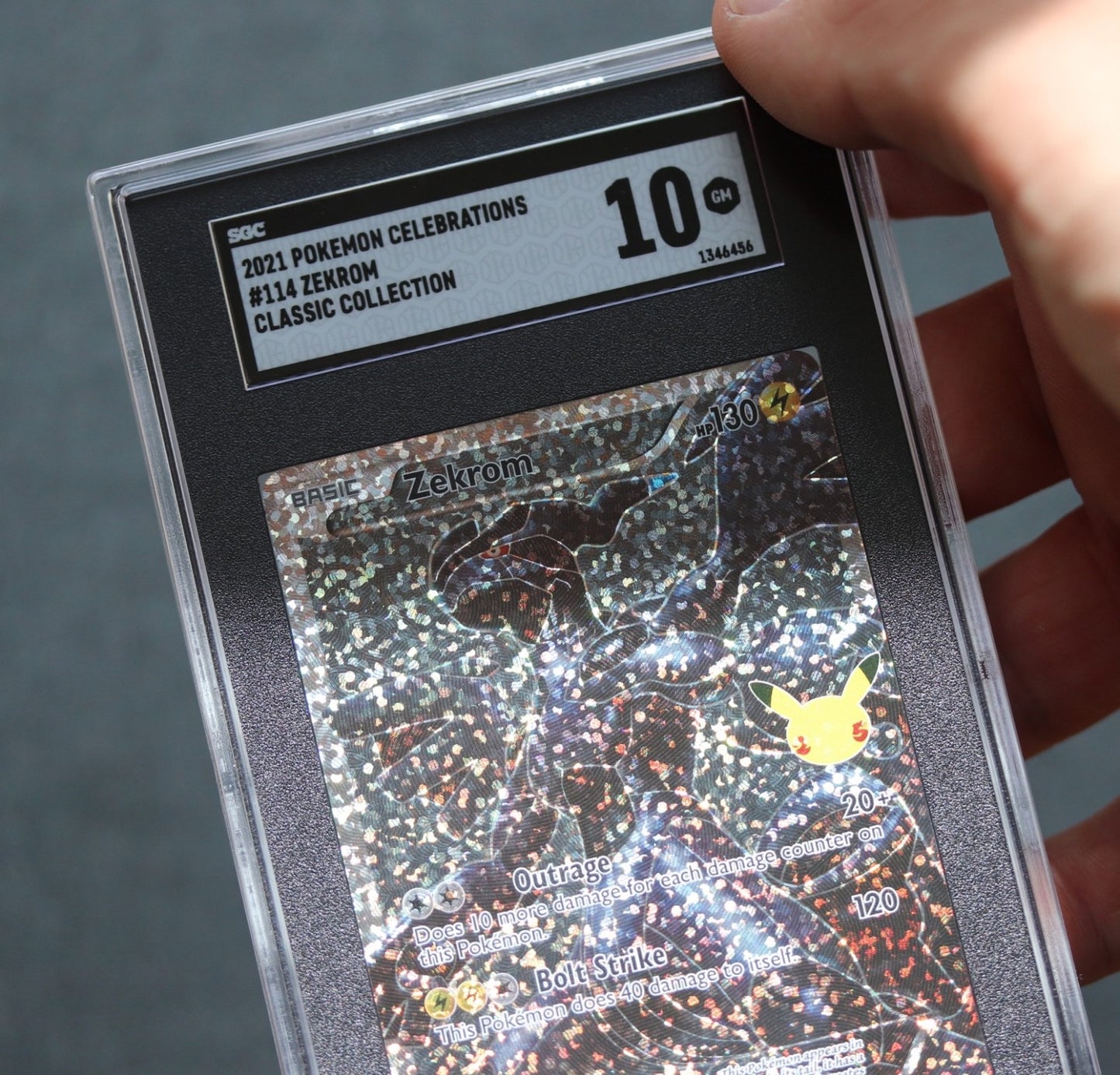 2021 Pokemon Celebrations Zekrom Classic Collection 10 GEM MINT Full Art 114/114