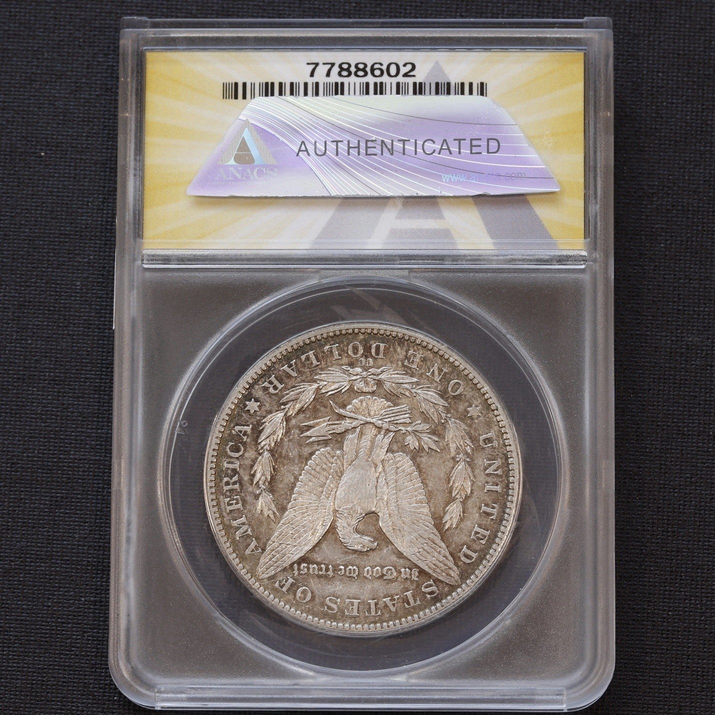 1884-CC Morgan Silver Dollar $1 ANACS AU55 Details • Cleaned • Carson City Mint