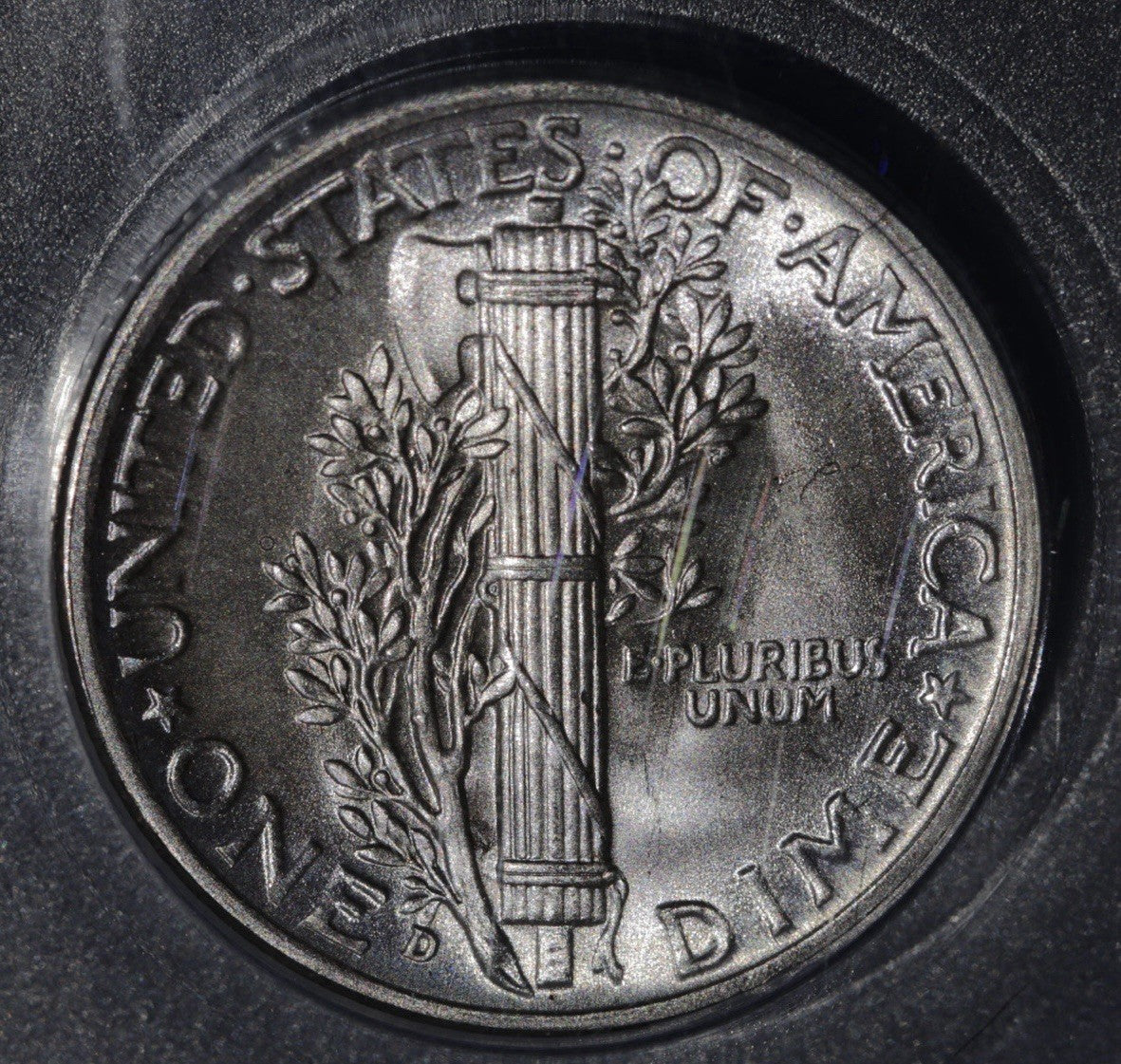 1941-D Mercury Dime ANACS MS 67 FSB • Full Split Bands • Lustrous Gem