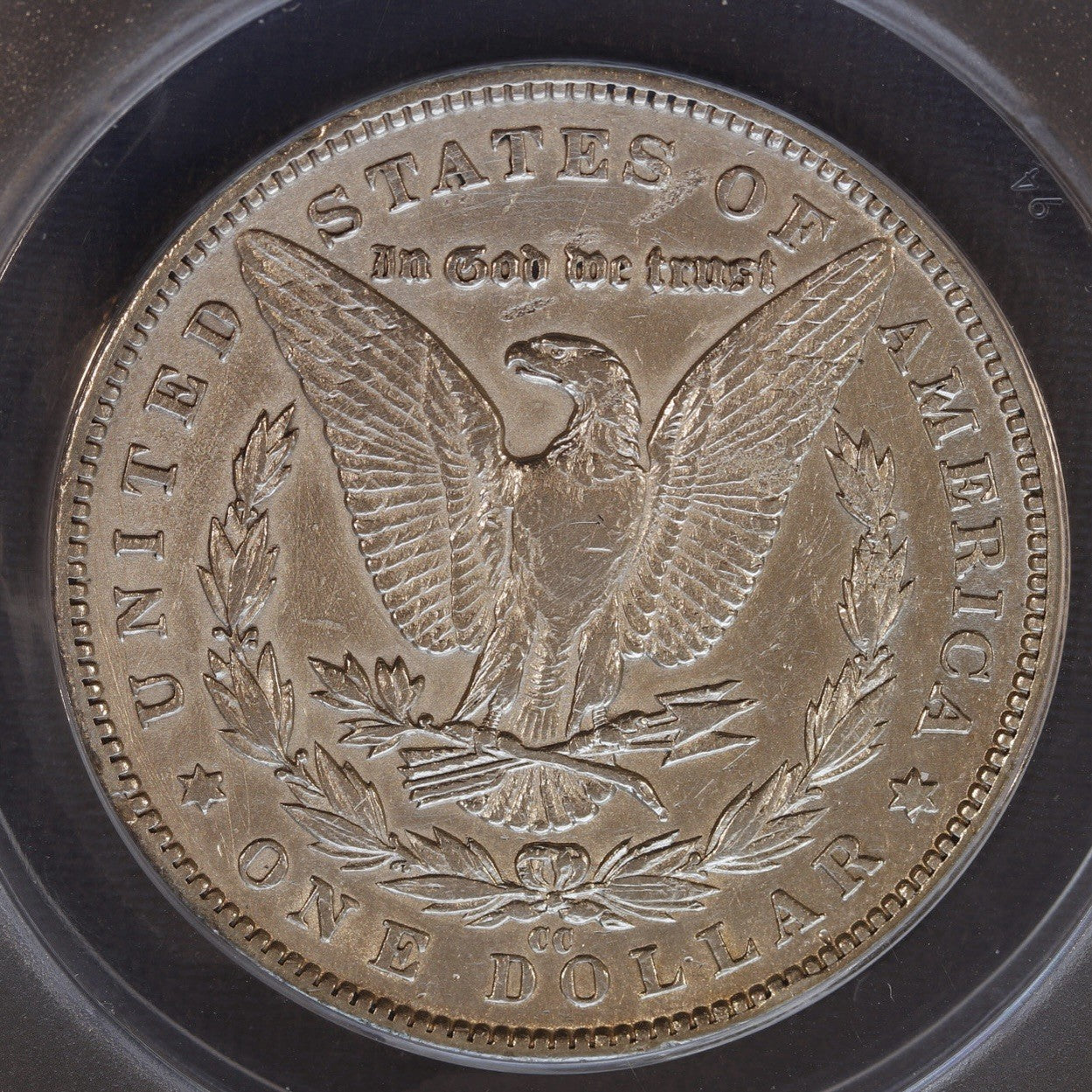 1890-CC Morgan Silver Dollar $1 ANACS EF45 Details Carson City Cleaned Damaged