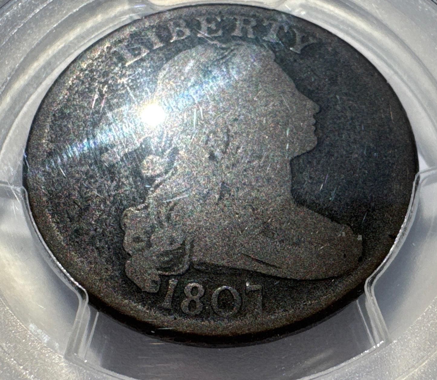 1807 Large Cent – PCGS G04 Large Fraction S-276 Variety Draped Bust Copper Cent