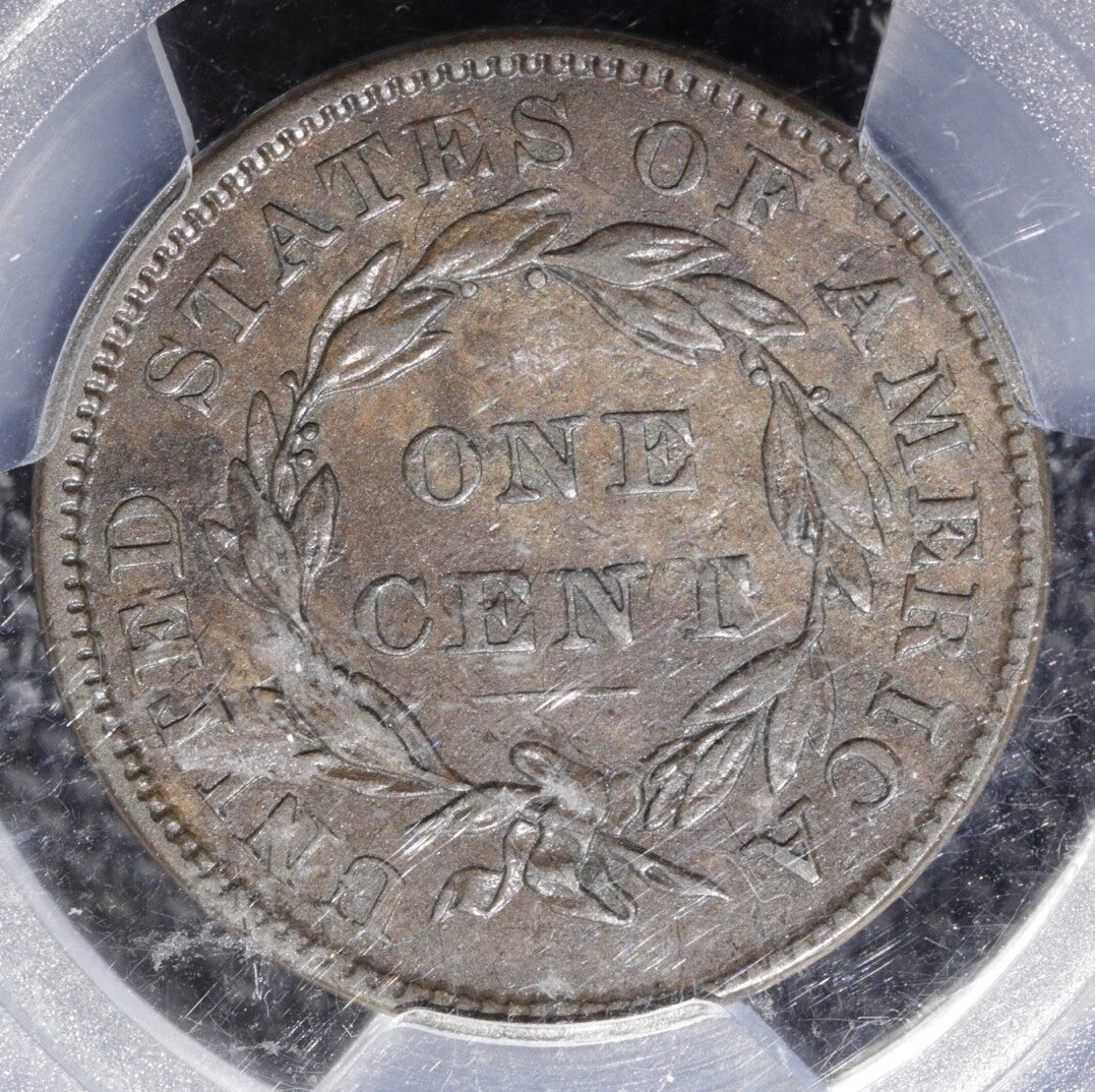1836 Coronet Head Large Cent PCGS XF40 Choice Chocolate Tones • N-6 R-2 Variety