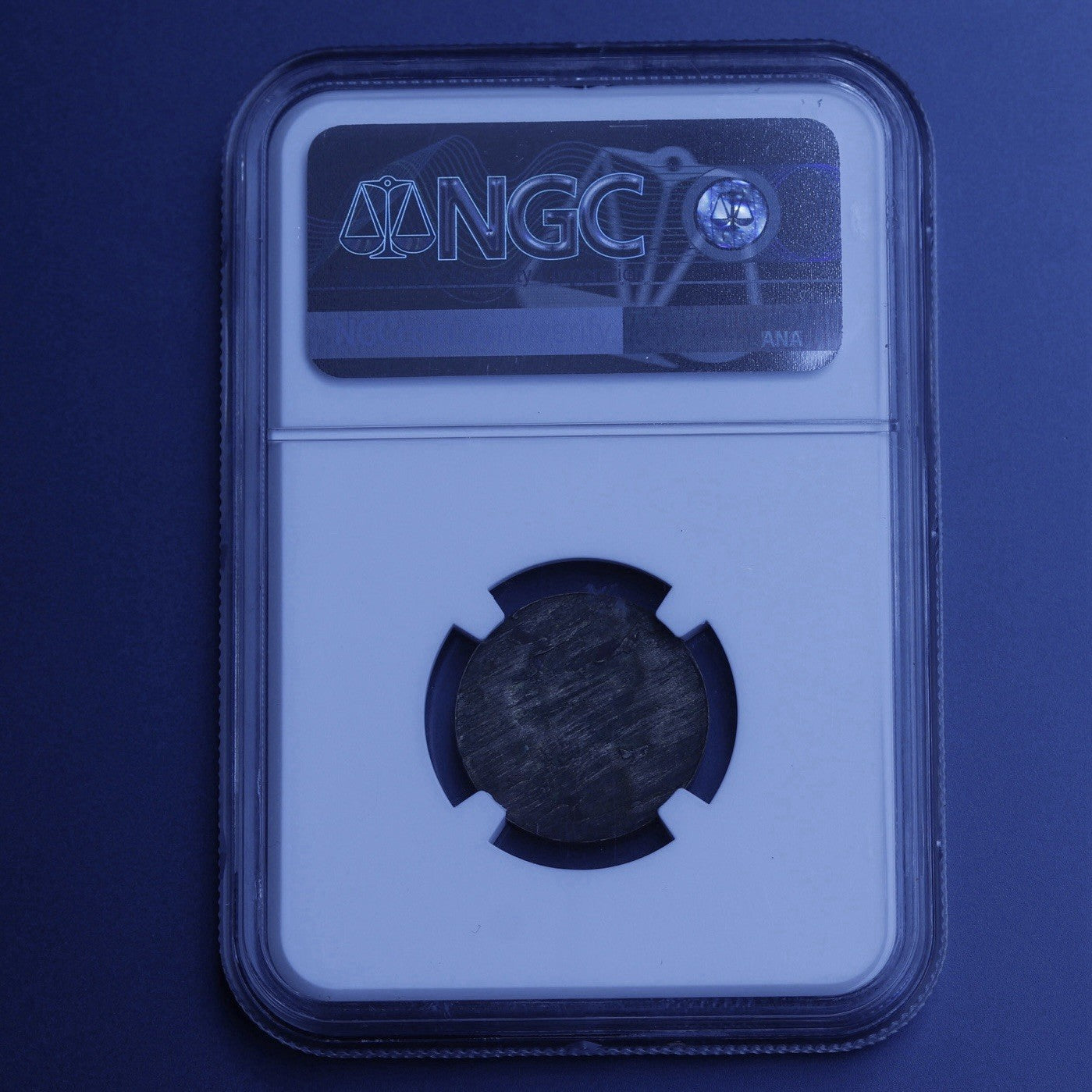 1944 Jefferson Nickel AU55 NGC • Dramatic Mint Error • Struck on Split Planchet