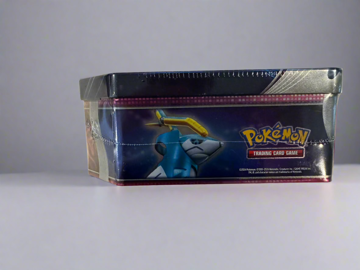 Iron Crown ex Pokémon TCG Tin – 5 Booster Packs + Promo Card