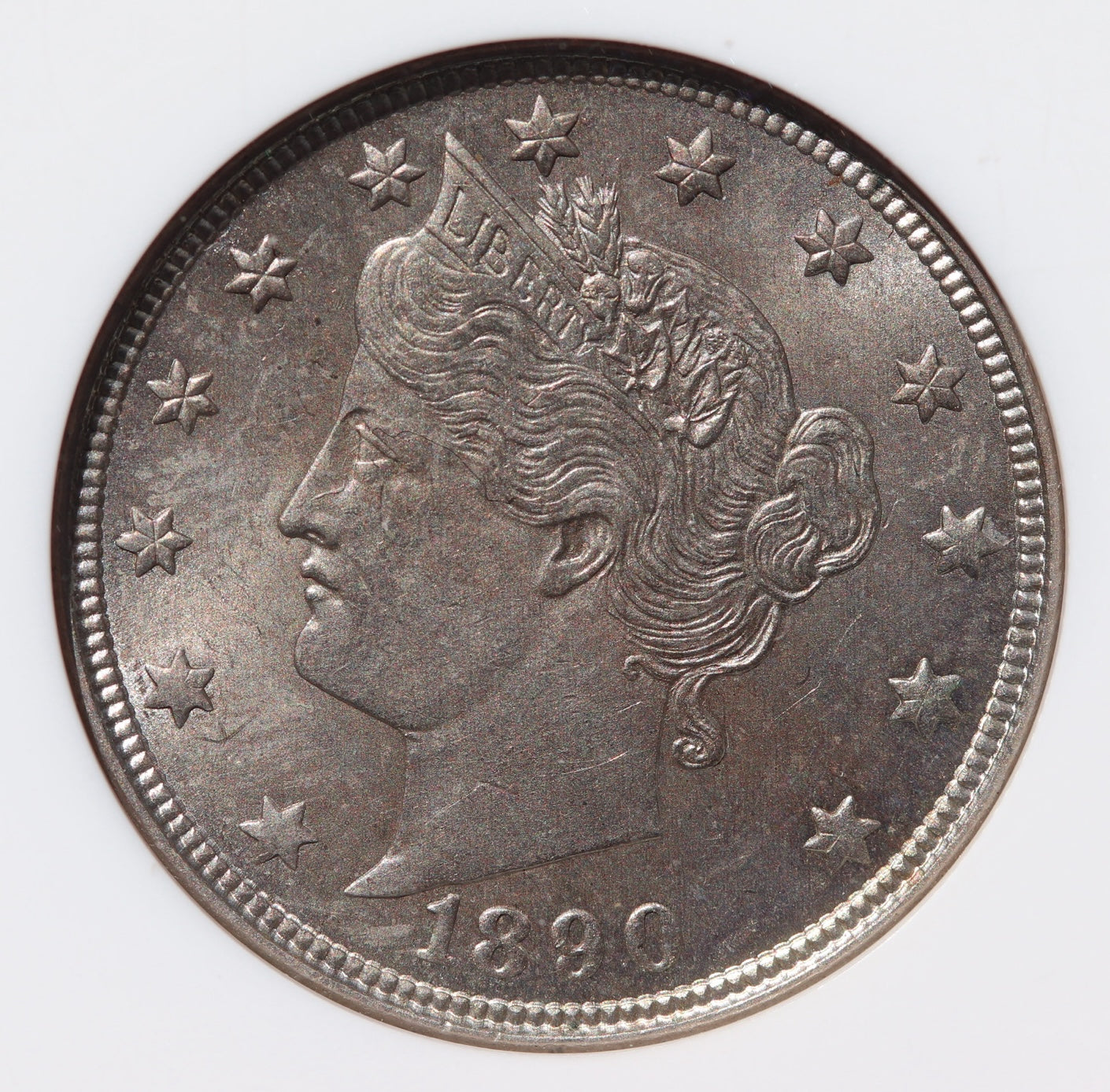 1890 Liberty "V" Nickel – NGC Graded MS63 – Early U.S. Nickel in Mint State