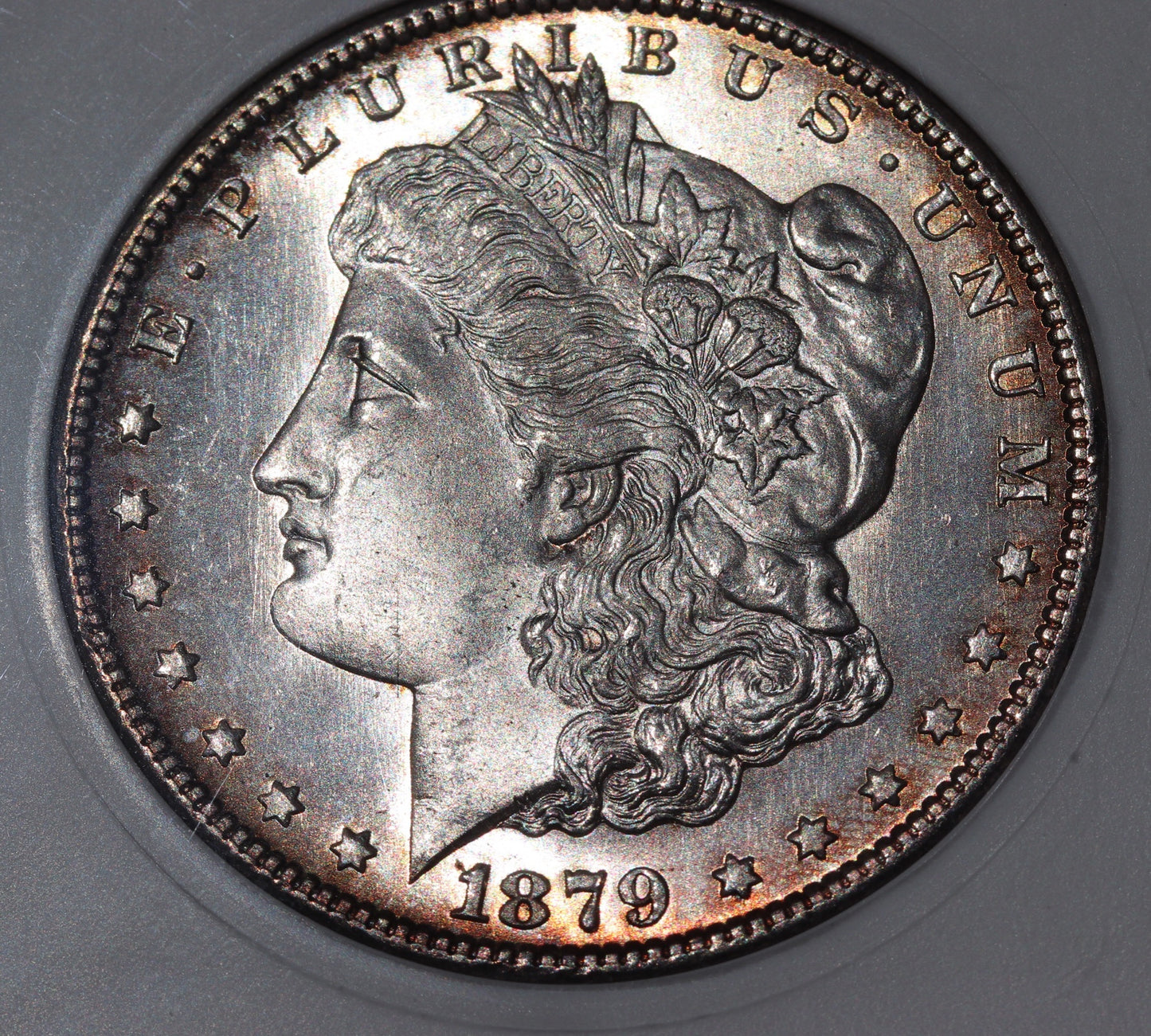 1879-S Morgan Silver Dollar – ANACS Certified MS64 – U.S. Silver Dollar *Toner*