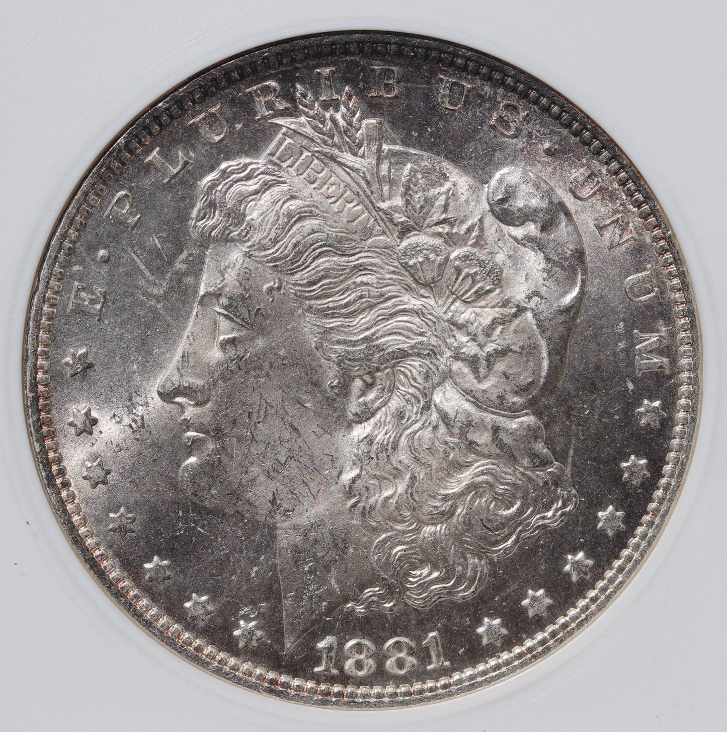 1881 Morgan Silver Dollar – ANACS Certified MS62 – Sharp Strike, Lustrous BU