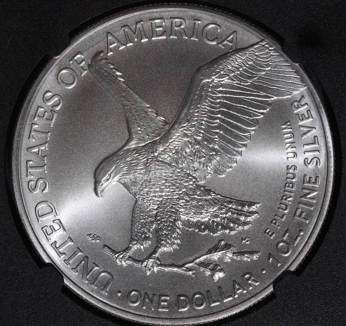 2021 Eagle Coin Landing T-2 John Mercanti Signature First Day Issue NGC MS70