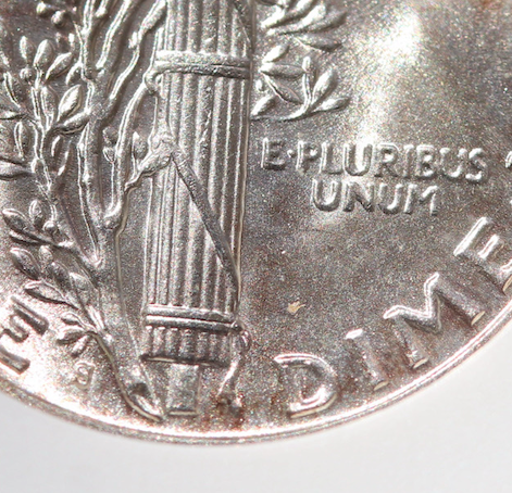 1945‑S Micro S Mercury Dime MS65 ANACS Soapbox Lustrous Toning Key Date
