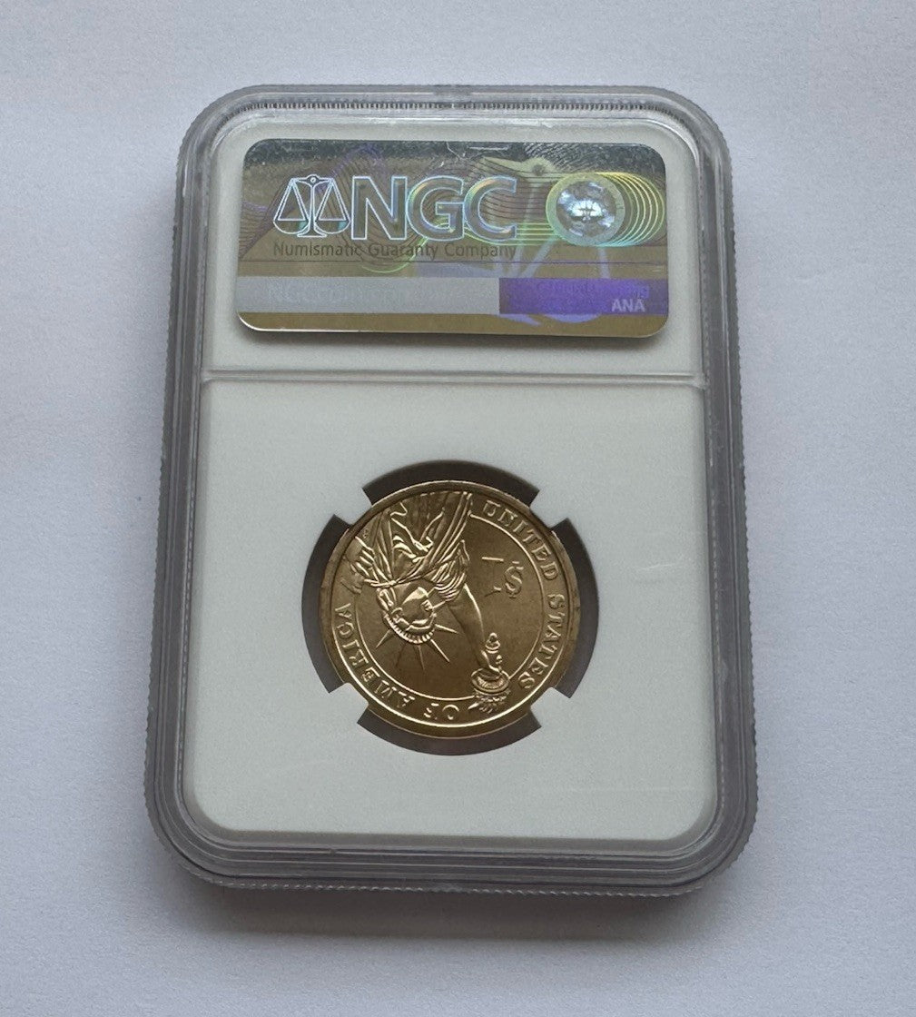 2008 P NGC MS67 James Monroe 5th President $1 US Mint Coin 2008-P MS-67