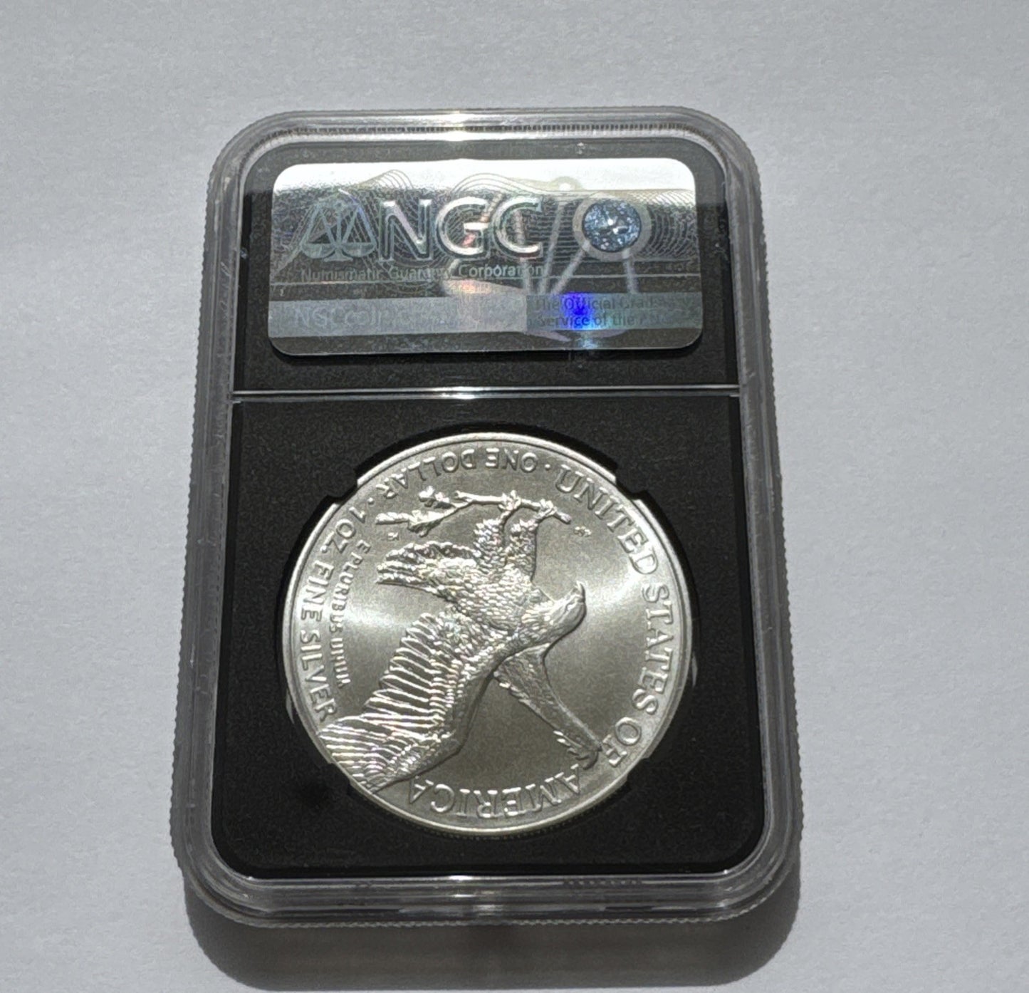 2021 Eagle Coin Landing T-2 John Mercanti Signature First Day Issue NGC MS70