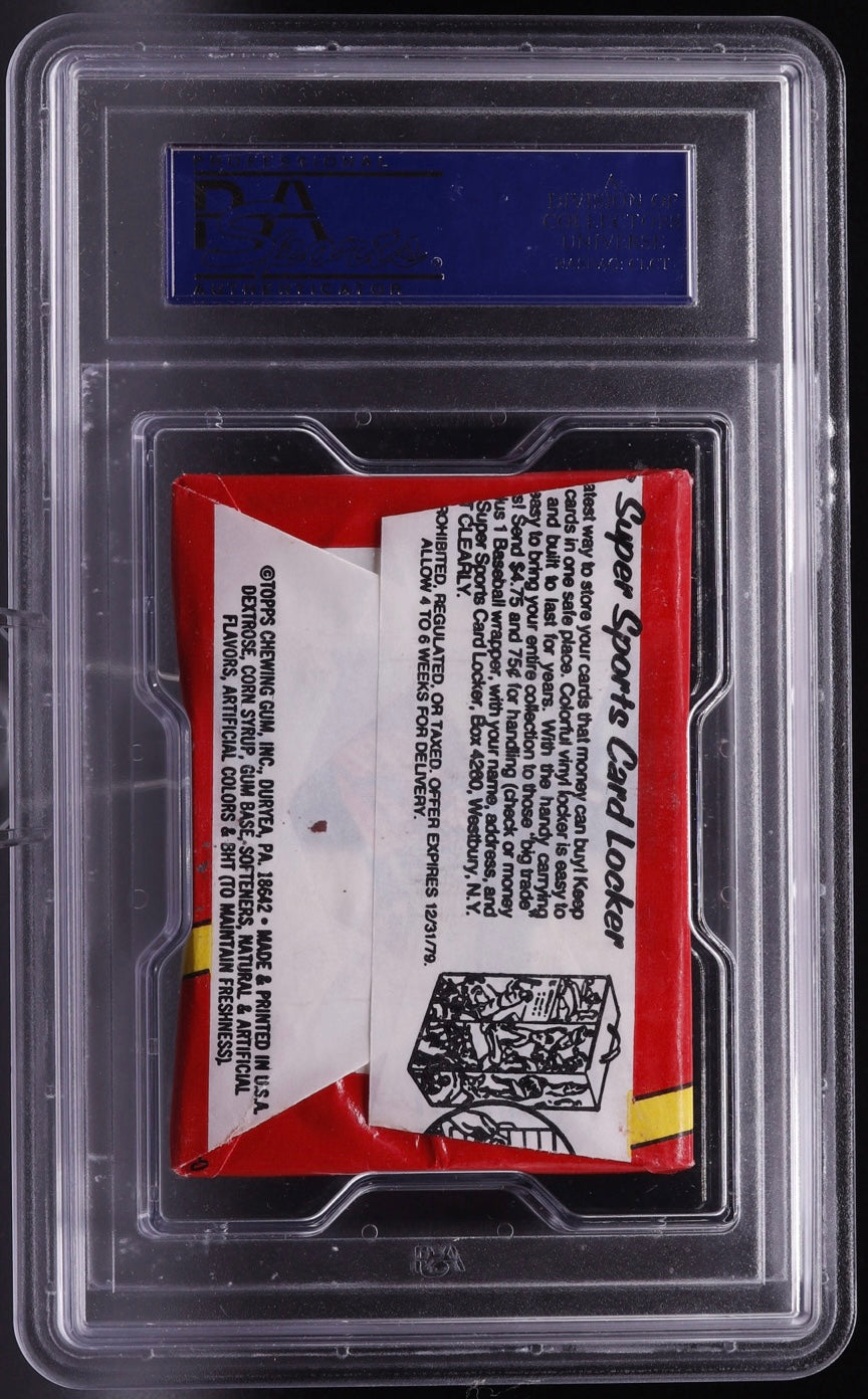 1978 Topps Baseball Wax Pack PSA 8 NM-MT Sealed Eddie Murray RC HOF Vintage