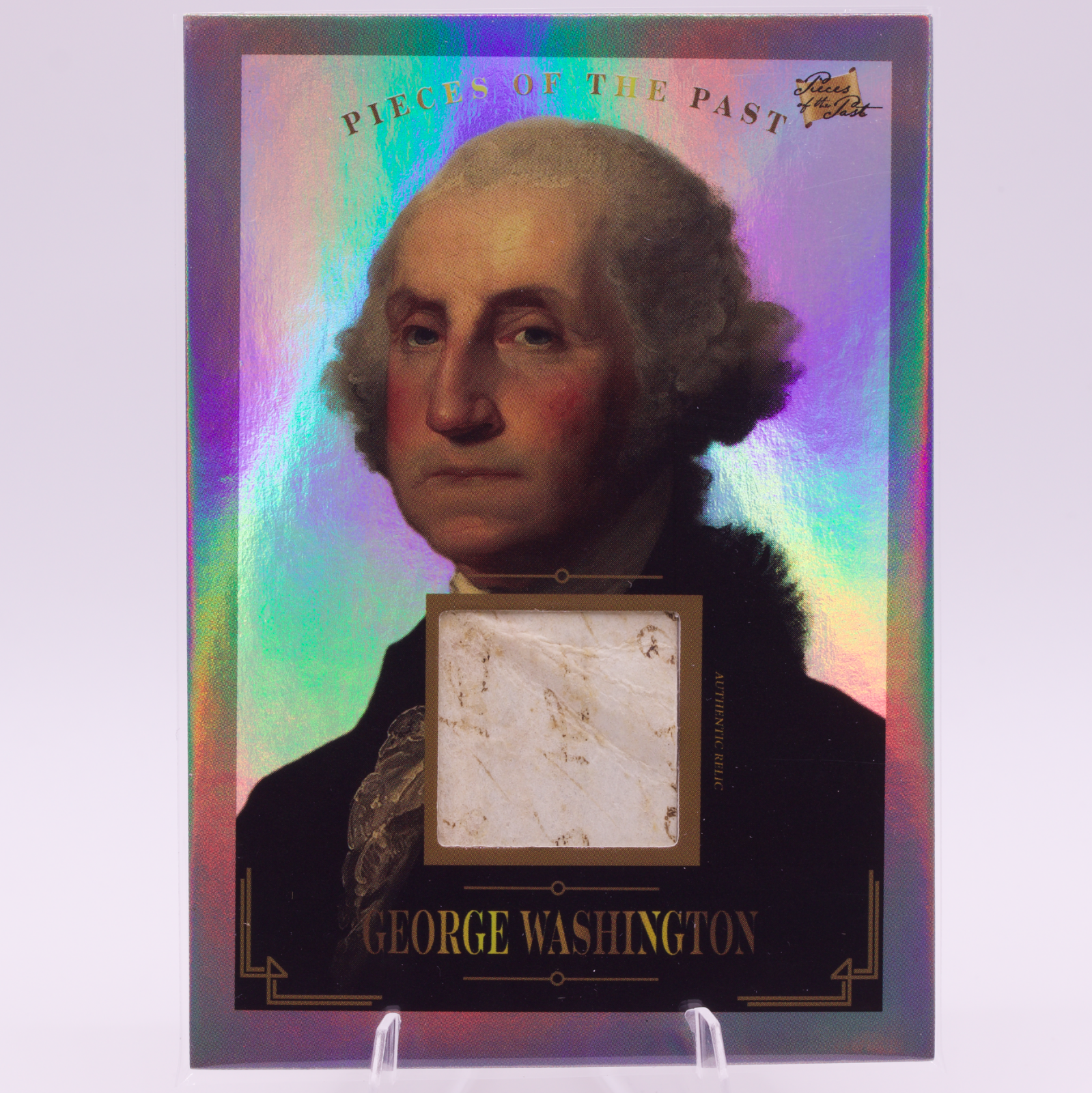 George Washington Relic Card 2023 Pieces of the Past #101 Founding Father USA