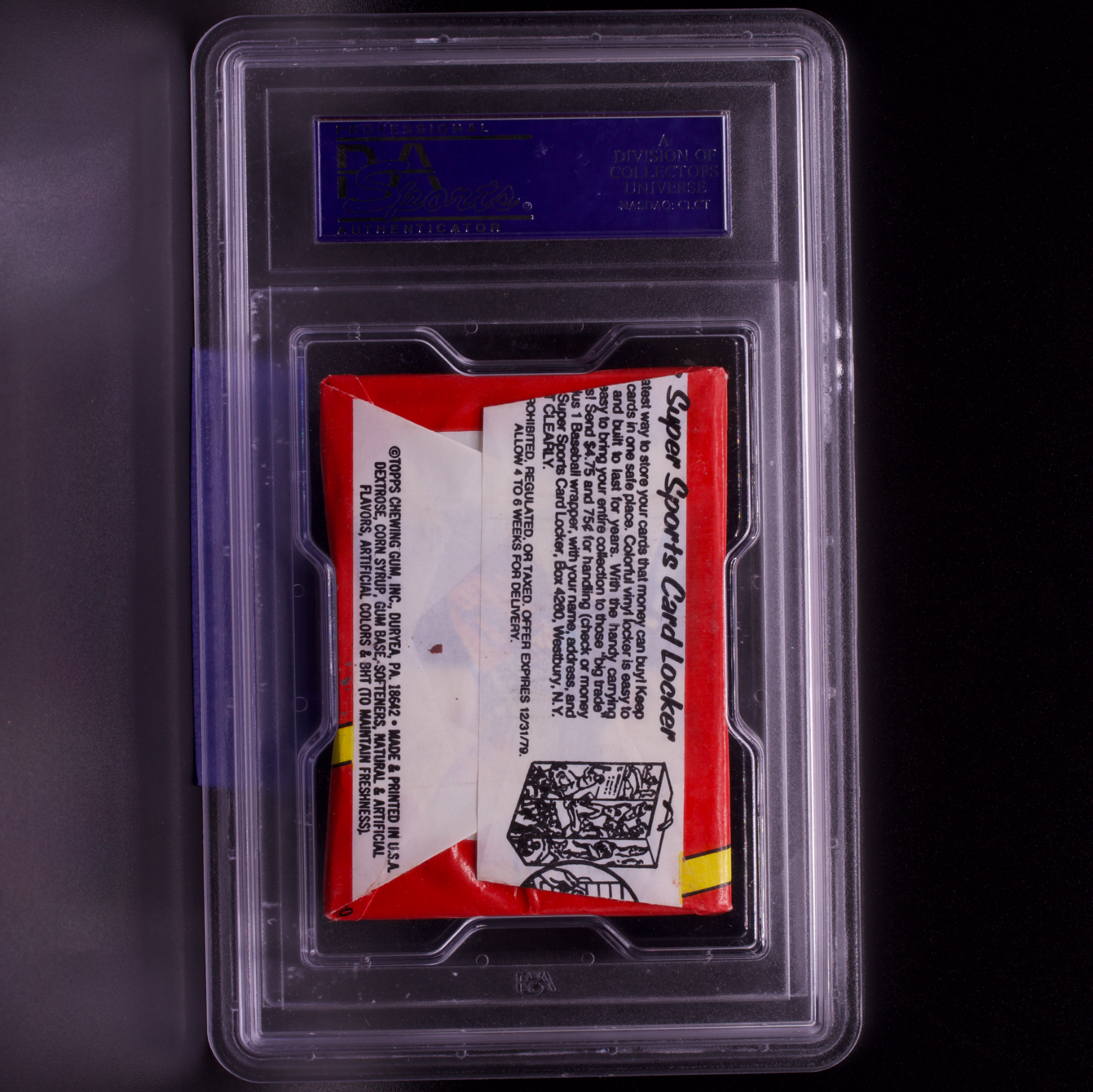 1978 Topps Baseball Wax Pack PSA 8 NM-MT Sealed Eddie Murray RC HOF Vintage