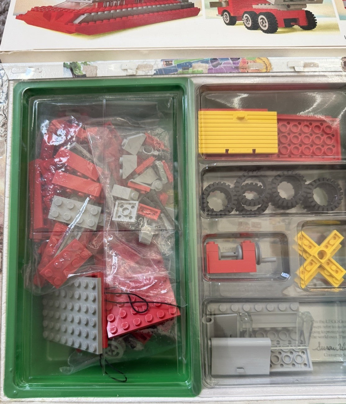 LEGO 722-1 Universal Building Set 1980 Factory Sealed Vintage Red Truck Set
