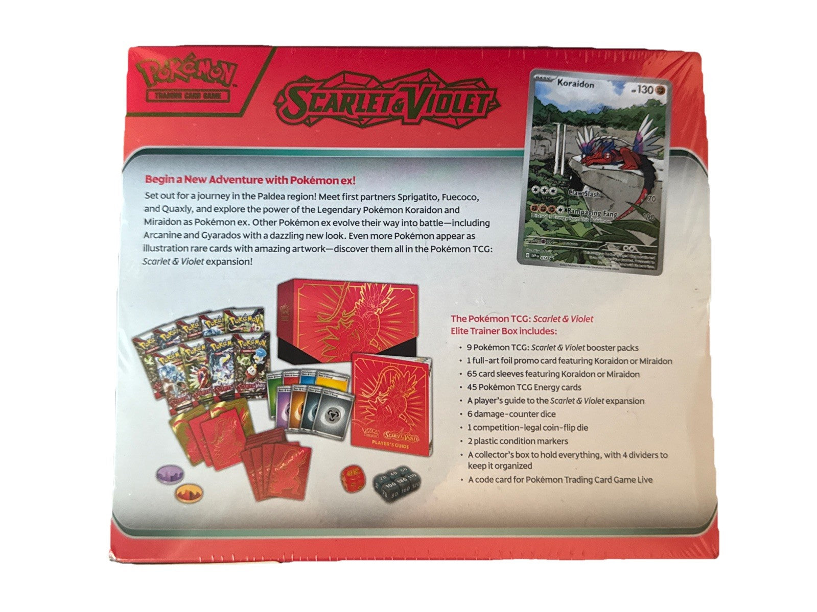 Pokémon TCG Scarlet & Violet Elite Trainer Box (ETB) - Brand New Factory Sealed