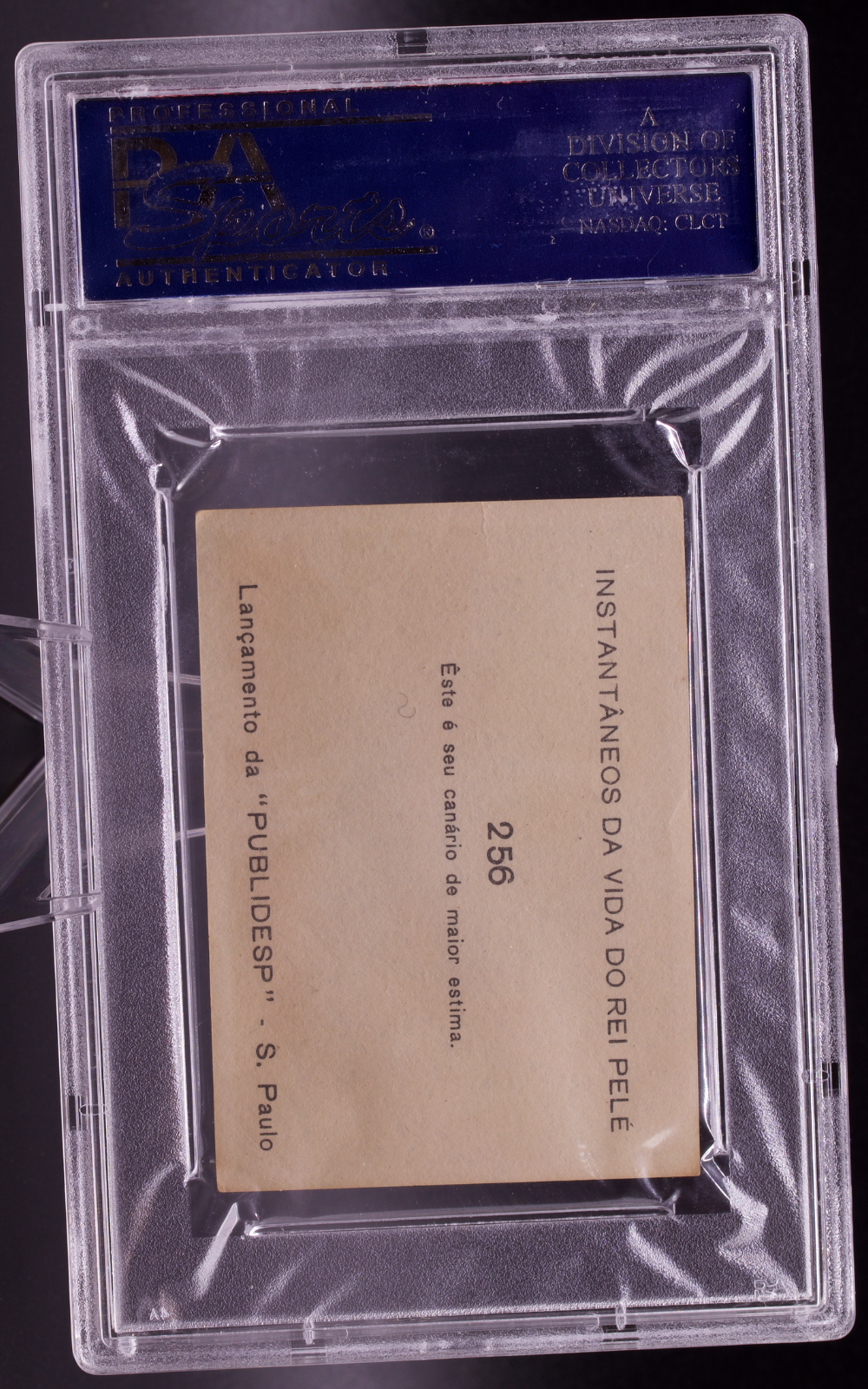 1964 Instantaneos Da Vida #256 Pele PSA 3 VG Canary Bird Brazil Soccer Card