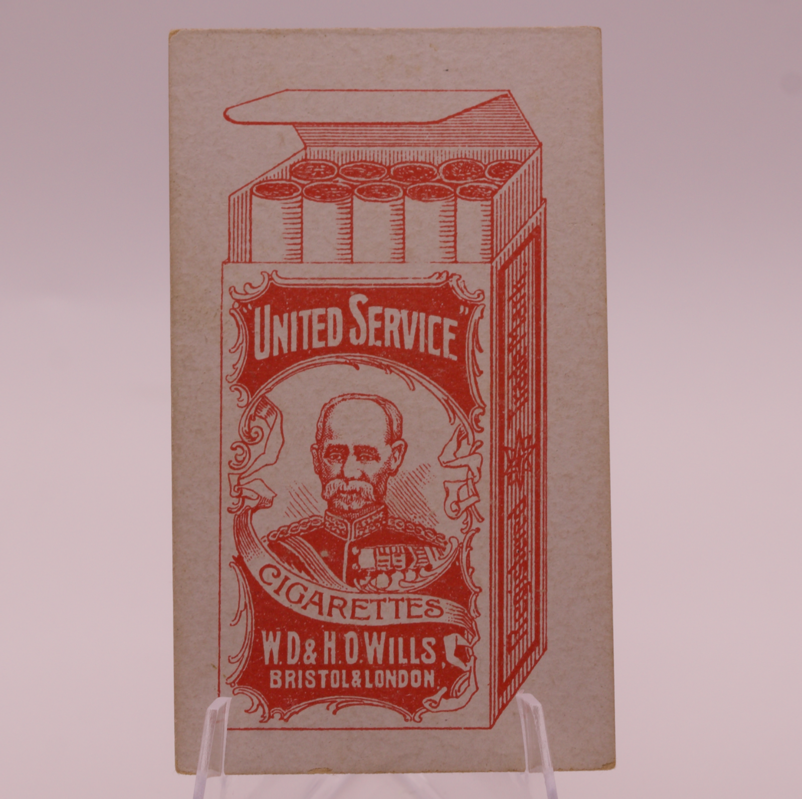 Wills United Service Cigarettes Card No. 17 Holland Antique Tobacco Card Bristol