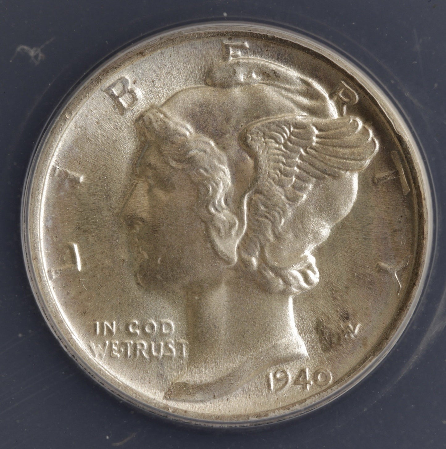 🪙 1940 Mercury Dime ANACS MS67 FSB • Full Split Bands • Blast White Gem