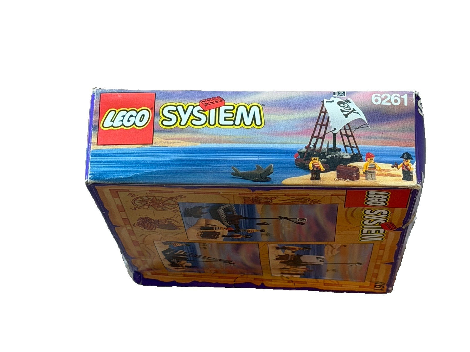 1992 LEGO Pirates Raft Raiders 6261 NEW SEALED Vintage Box Wear Shark