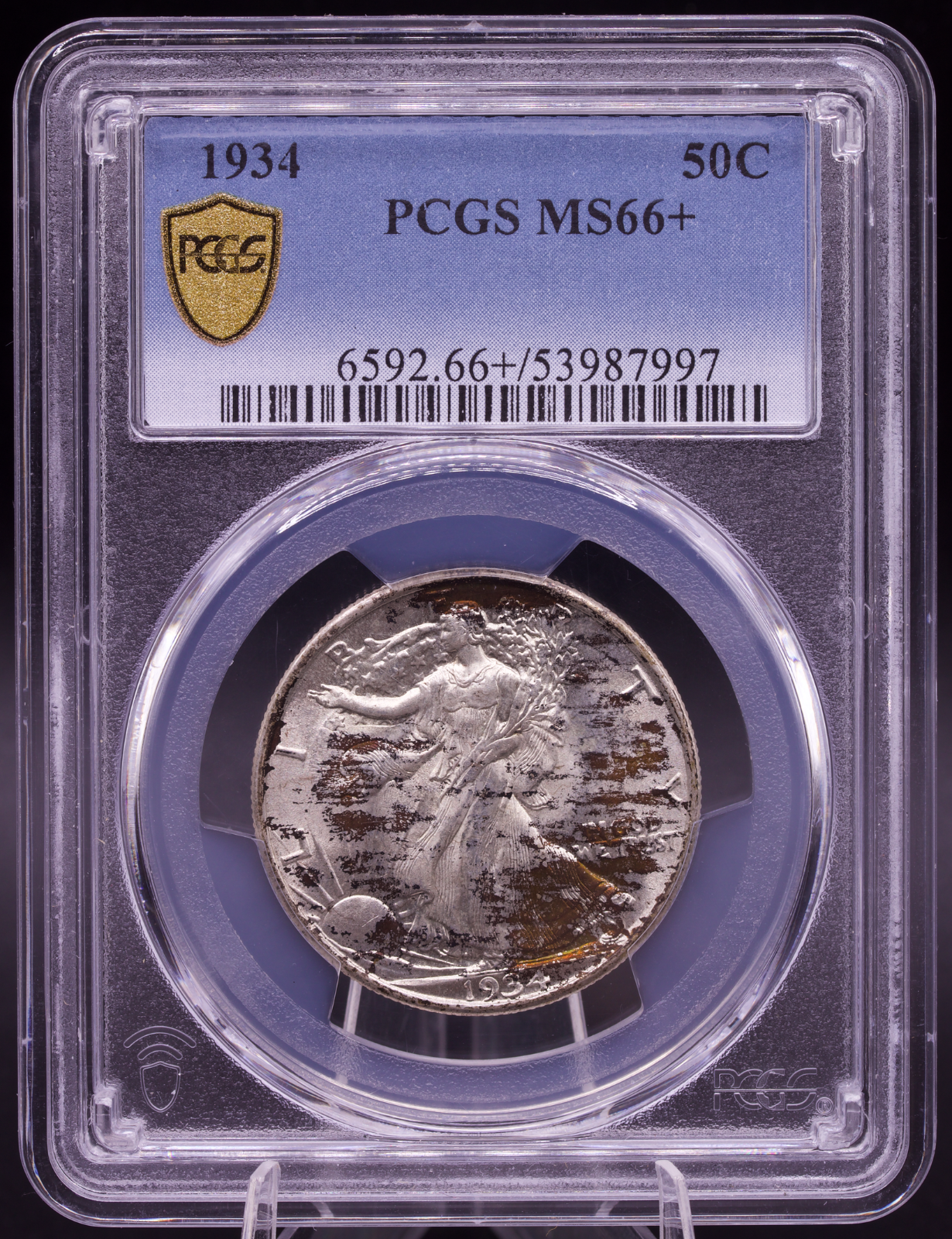 1934 Walking Liberty Half Dollar PCGS MS66+ Superb Gem