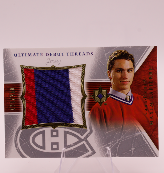 2005-06 Upper Deck Ultimate Collection Maxim Lapierre Debut Threads Jersey /250