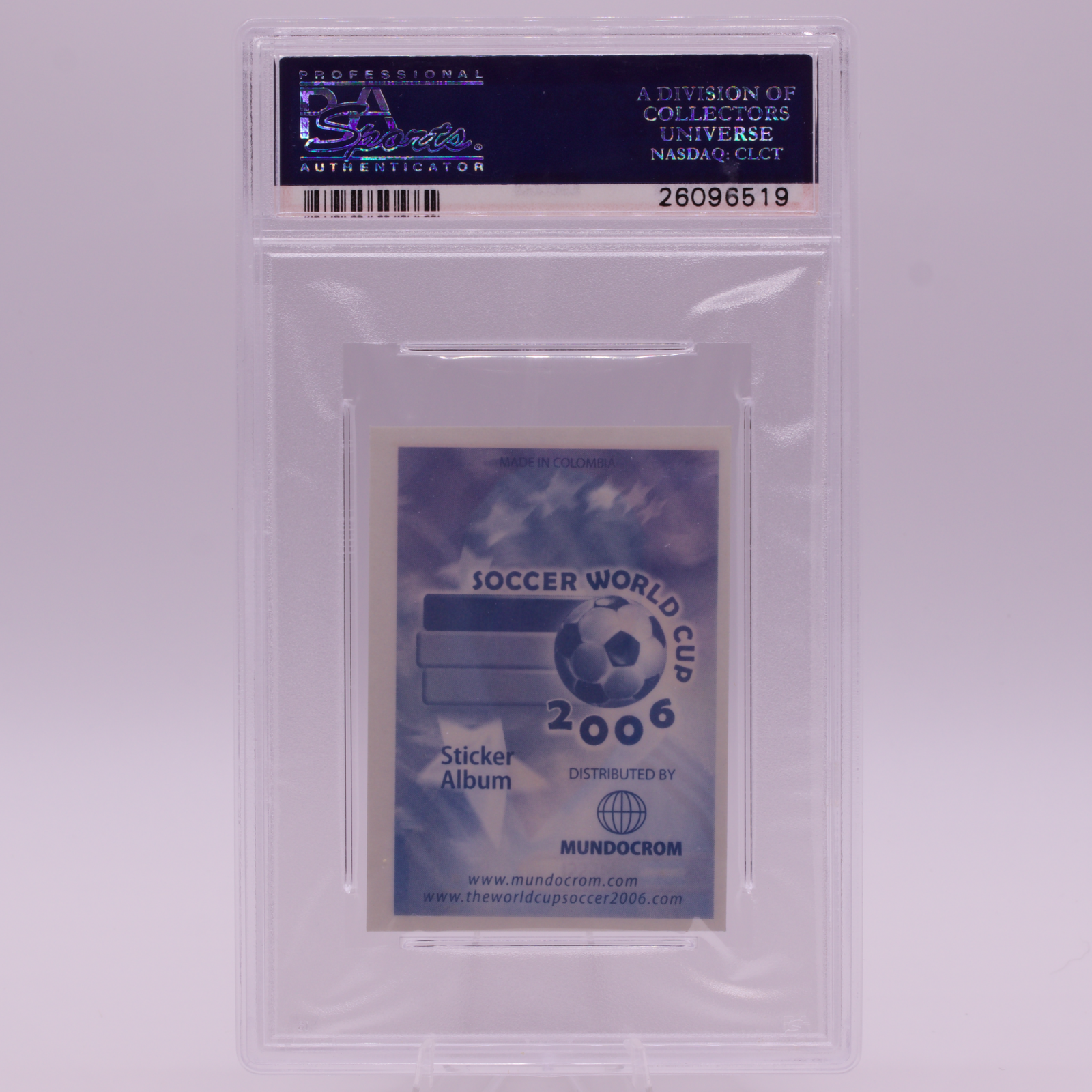 2006 Mundocrom Soccer World Cup Lionel Messi #152 PSA 7 NM