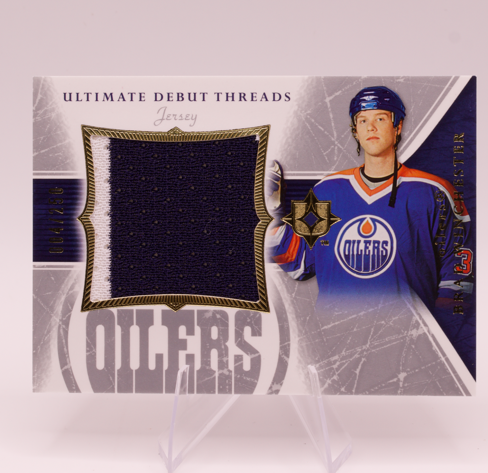 2005-06 Upper Deck Ultimate Collection Brad Winchester Debut Threads Jersey /250