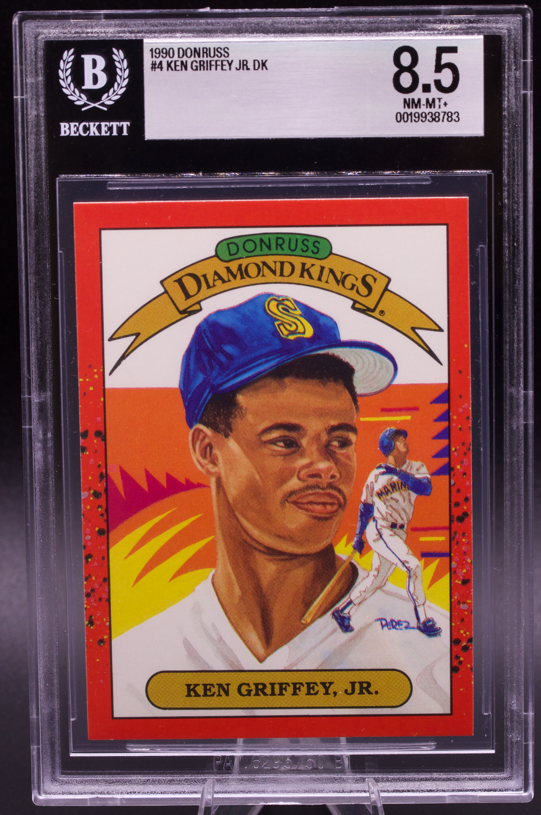 1990 Donruss Diamond Kings Ken Griffey Jr. #4 BGS 8.5 NM-MT+ Mariners